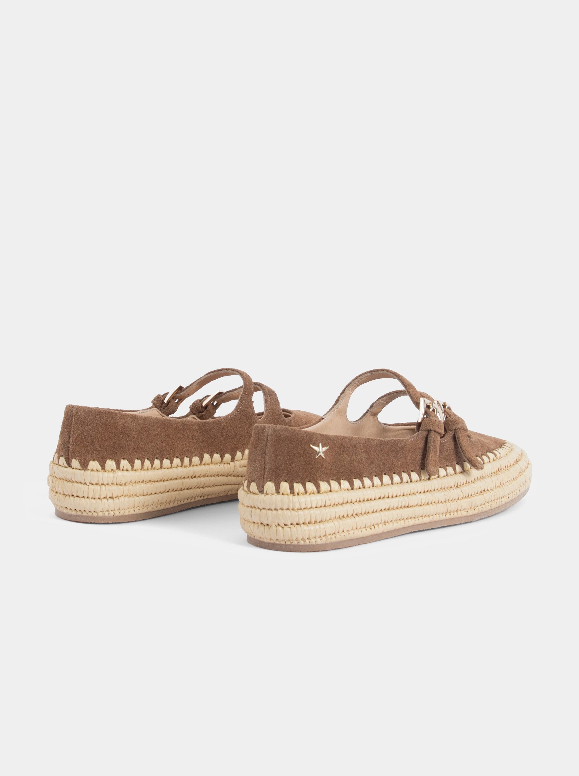 CLOUD BEIGE LEATHER BALLET FLATS