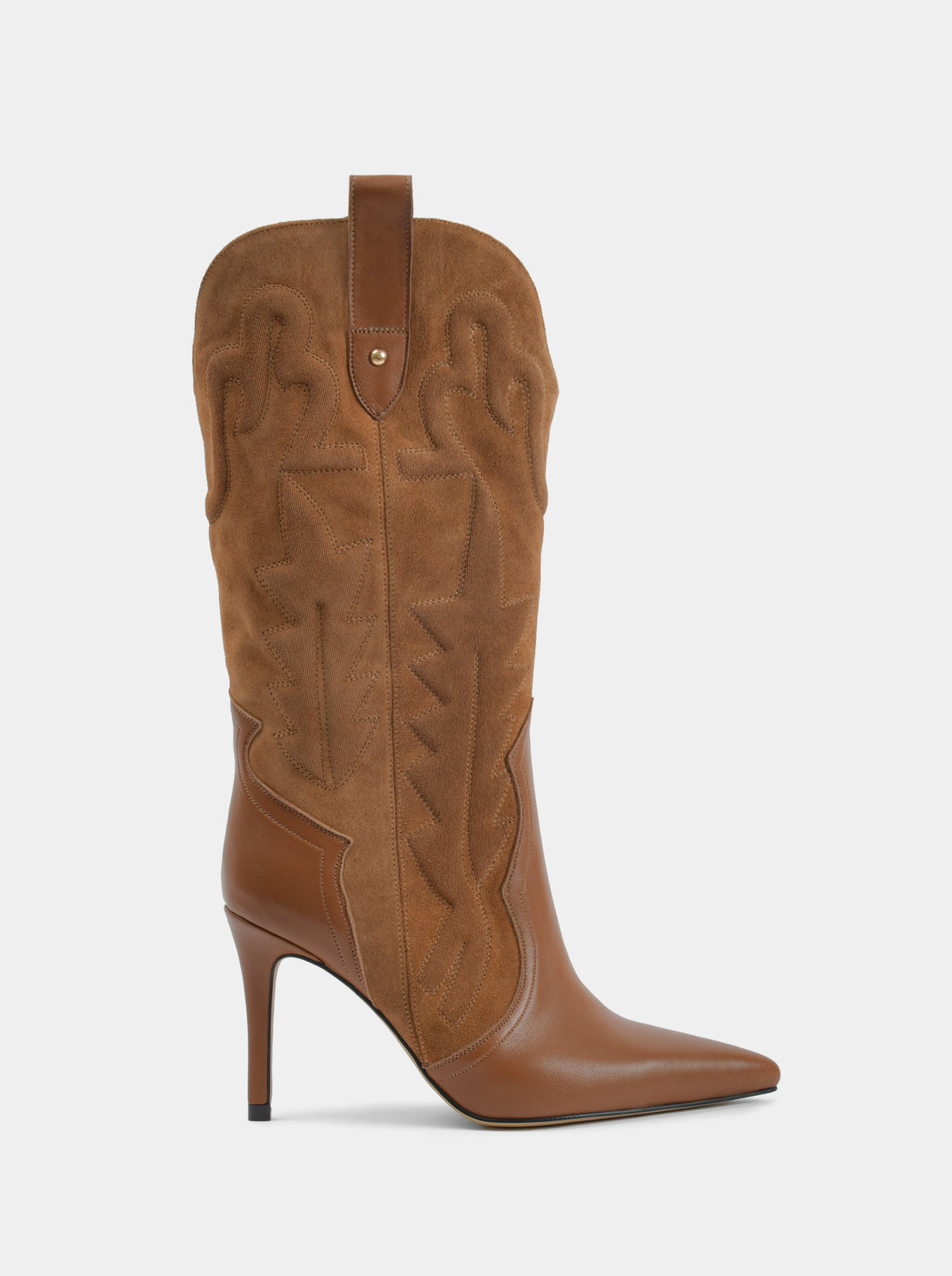IDOLE CAMEL SUEDE BOOTS