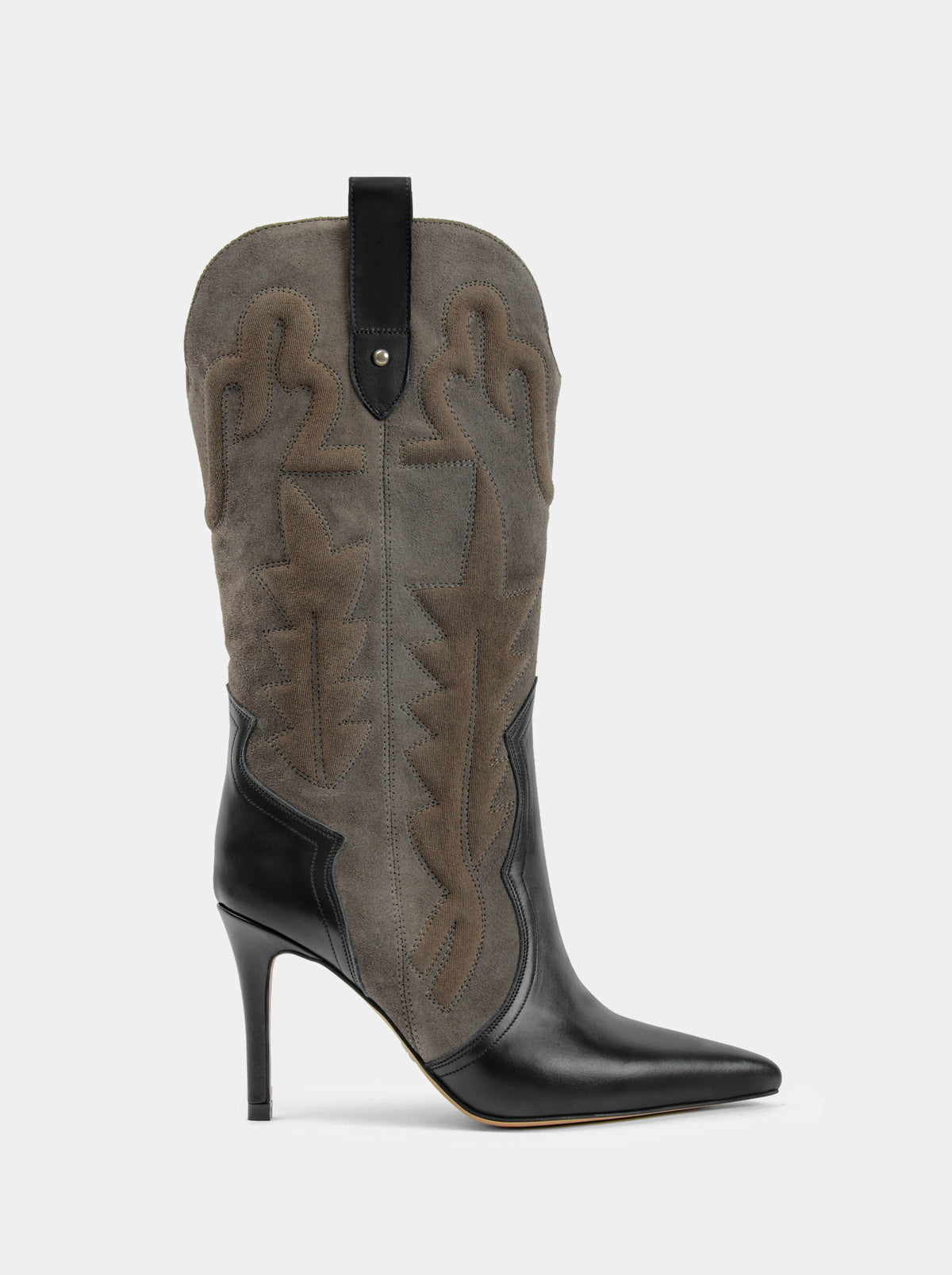IDOLE FUME SUEDE BOOTS