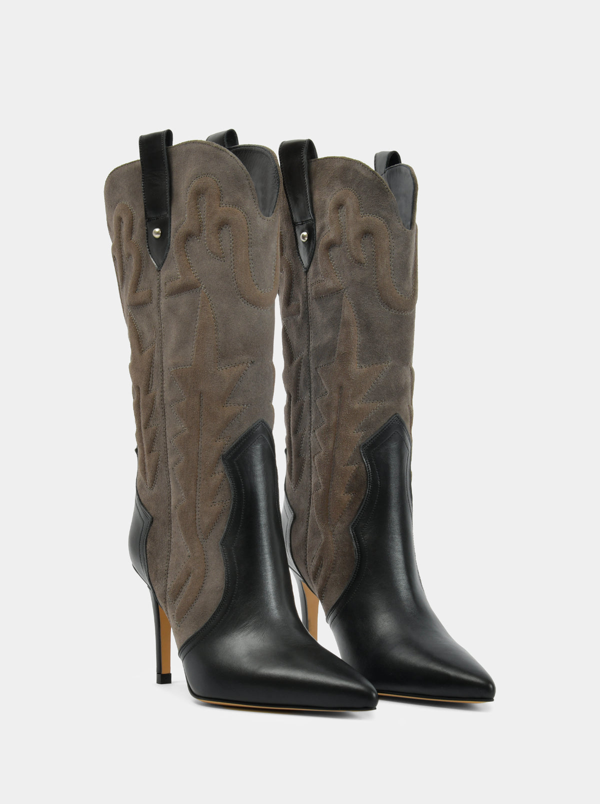 IDOLE FUME SUEDE BOOTS