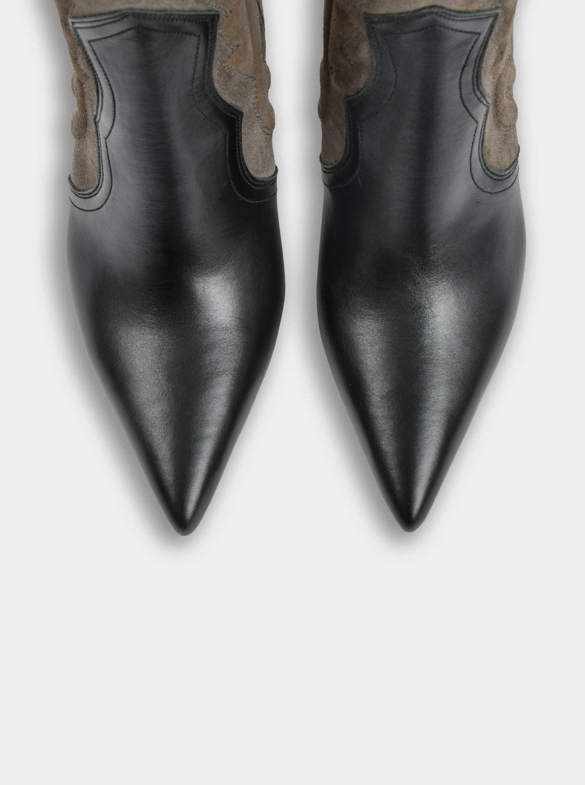 IDOLE FUME SUEDE BOOTS