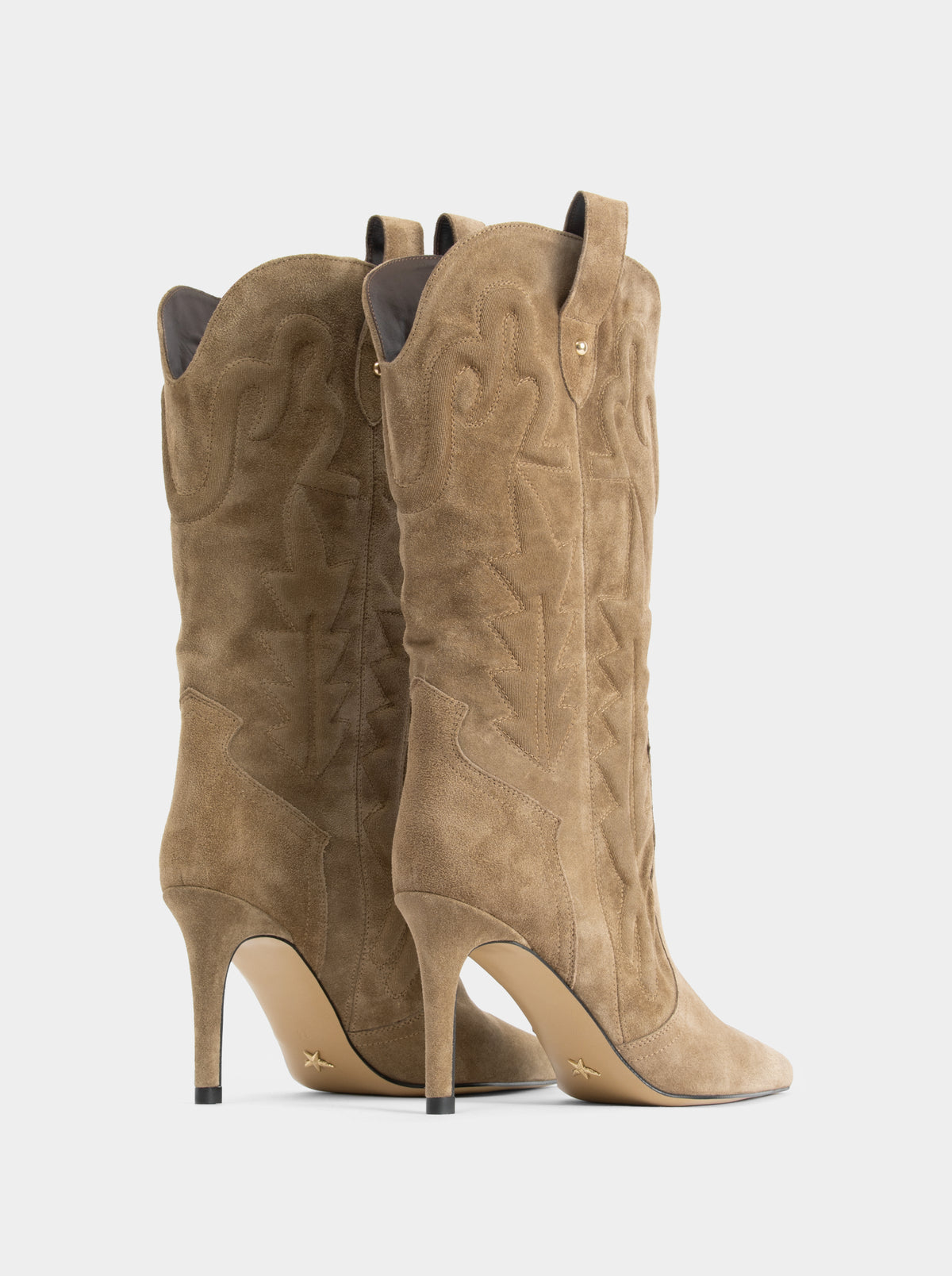 IDOLE CAMEL SUEDE BOOTS