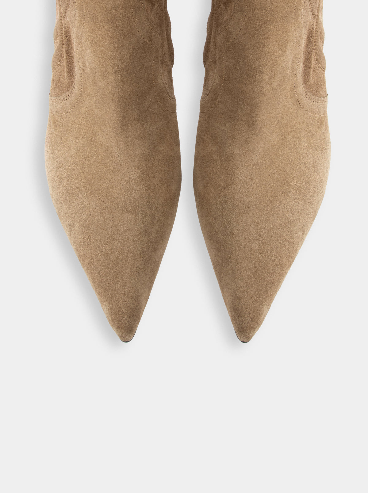IDOLE CAMEL SUEDE BOOTS