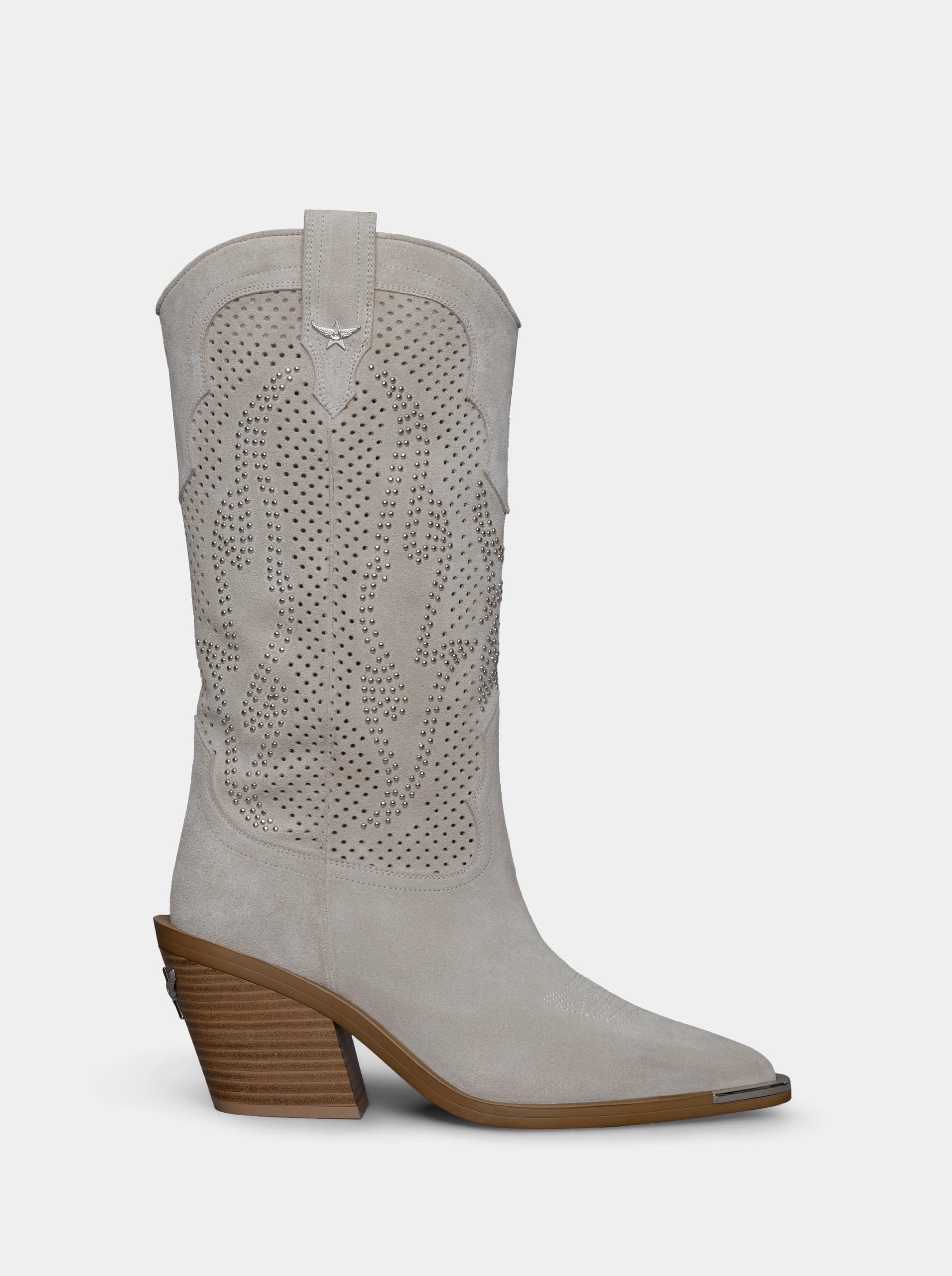 INFERNO BEIGE SUEDE BOOTS