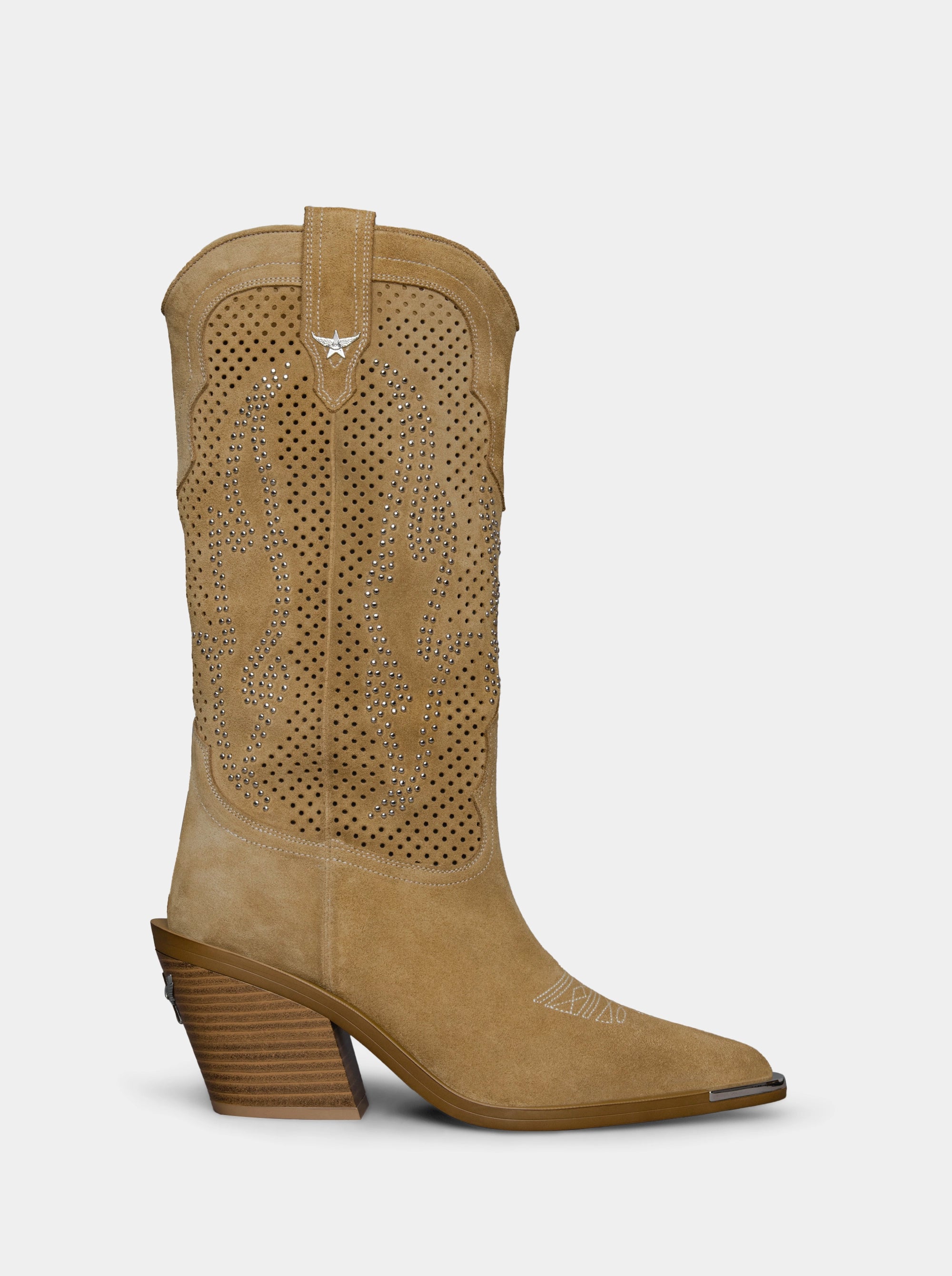 INFERNO CAMEL SUEDE BOOTS