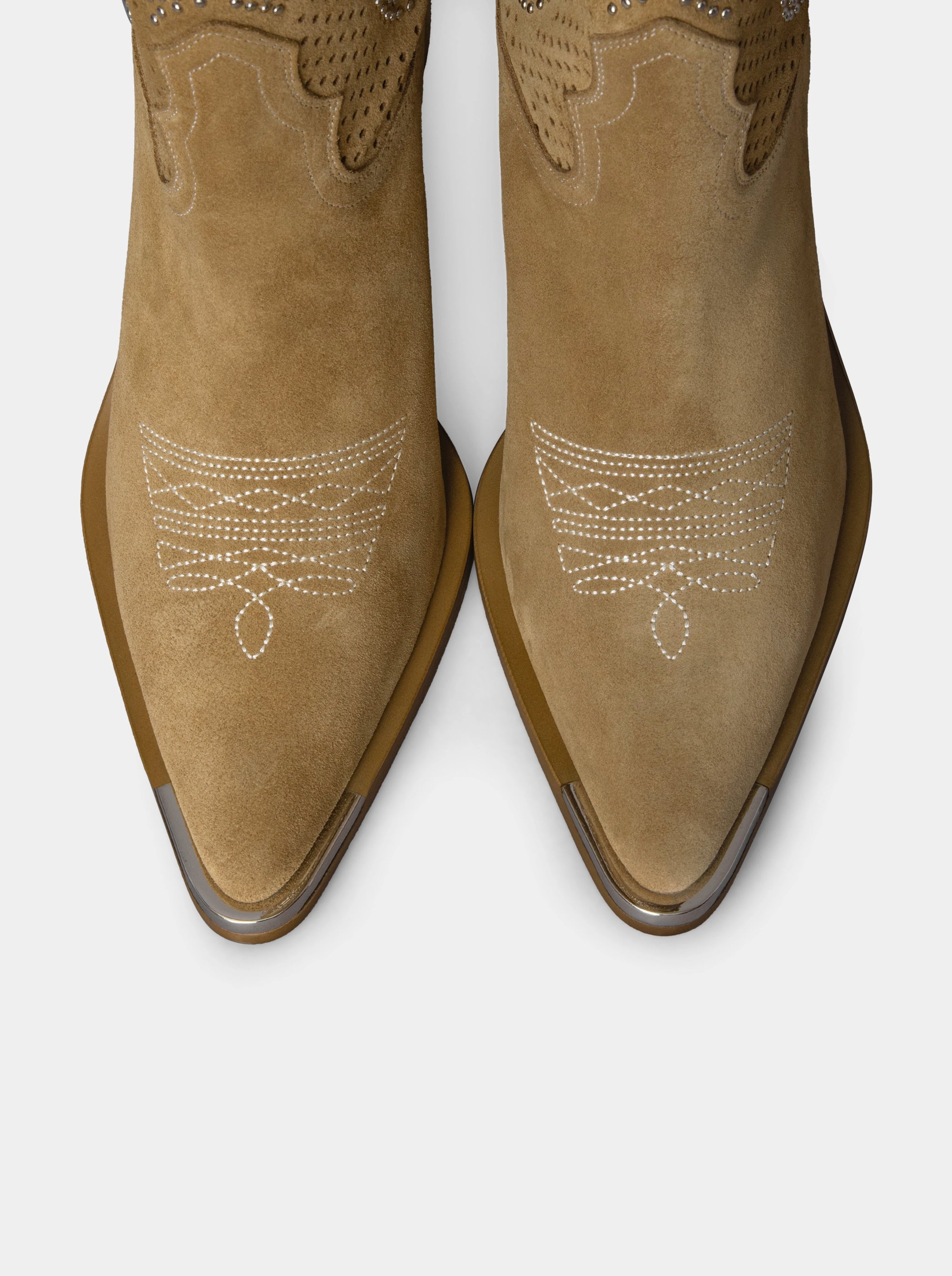 INFERNO CAMEL SUEDE BOOTS