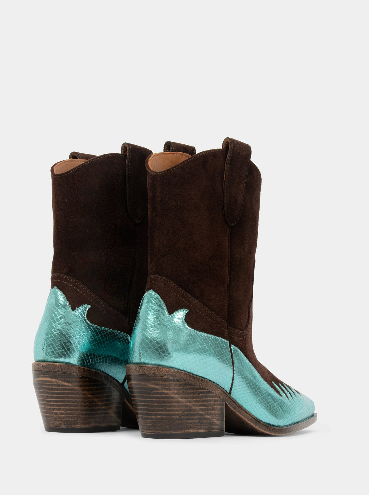 IRISH BROWN SUEDE BOOTIES