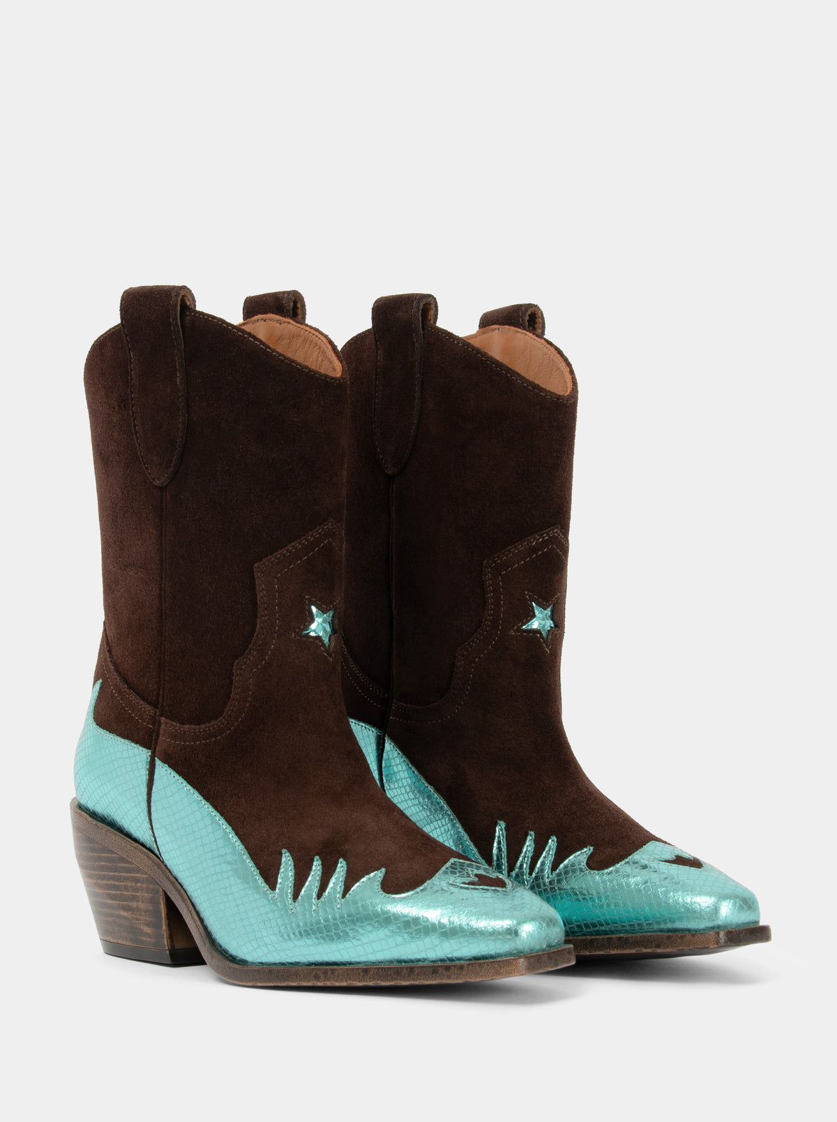 IRISH BROWN SUEDE BOOTIES