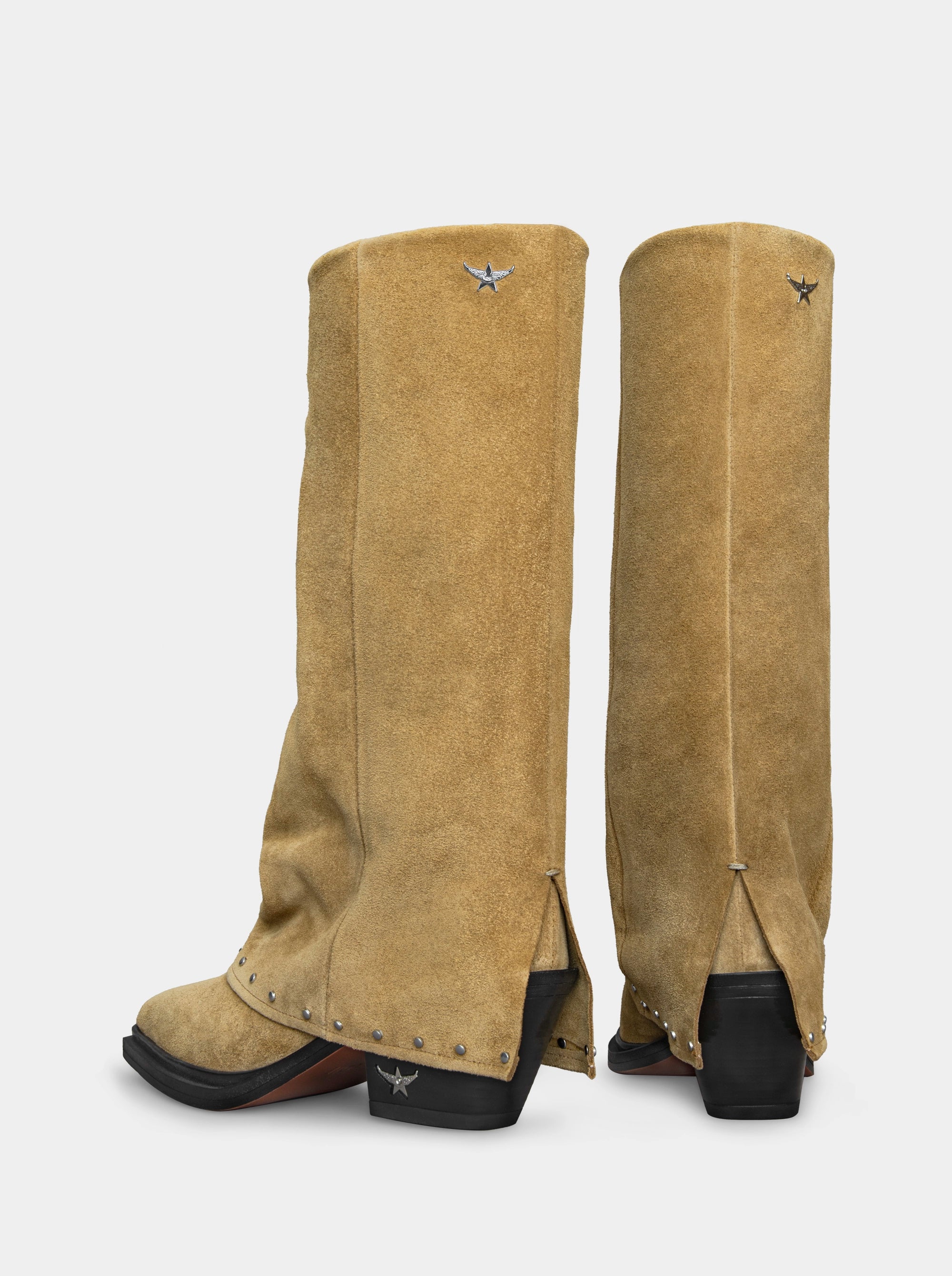 JOY CAMEL SUEDE BOOTS