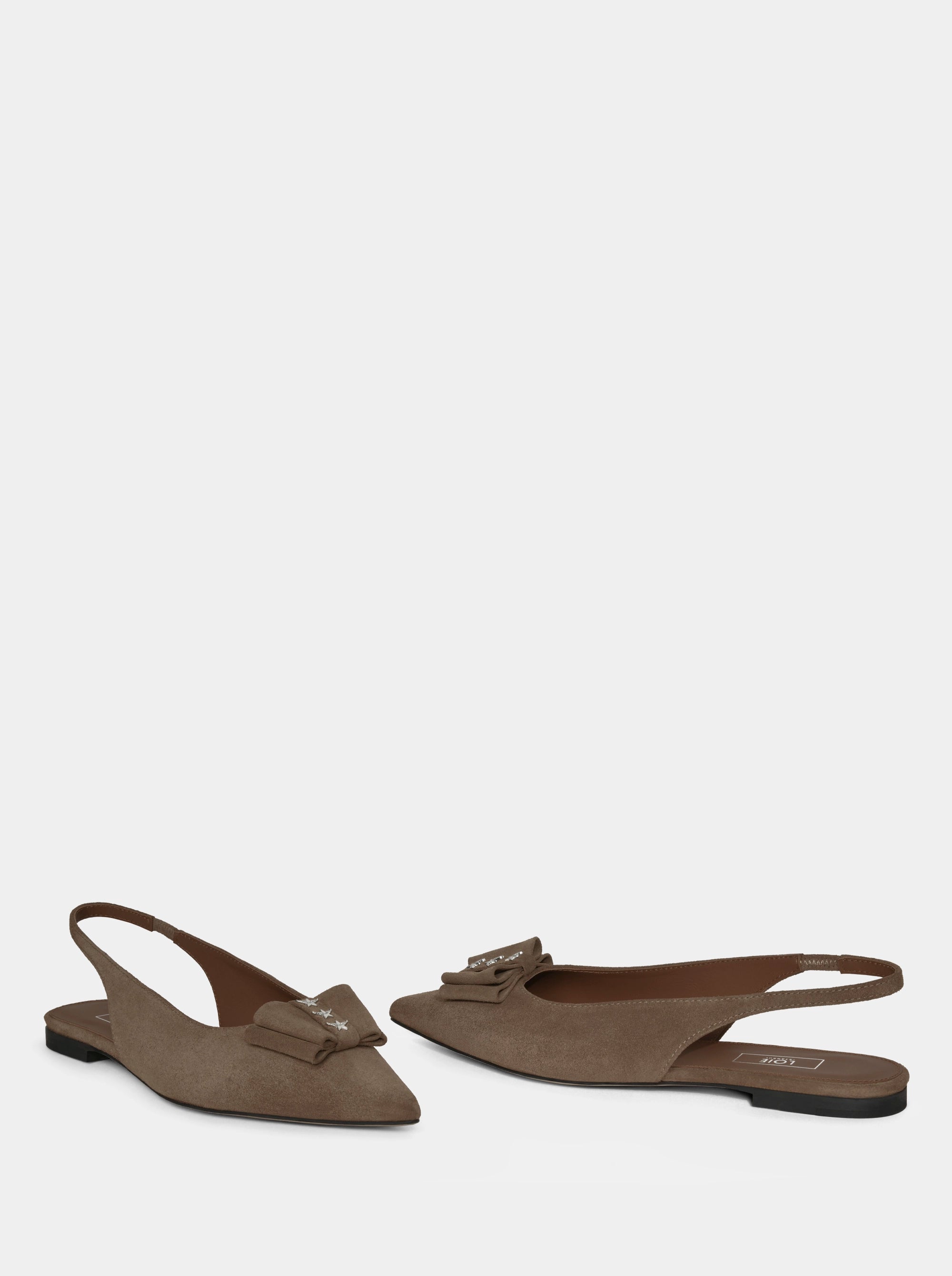 JULY SIGARO SUEDE BALLET FLATS