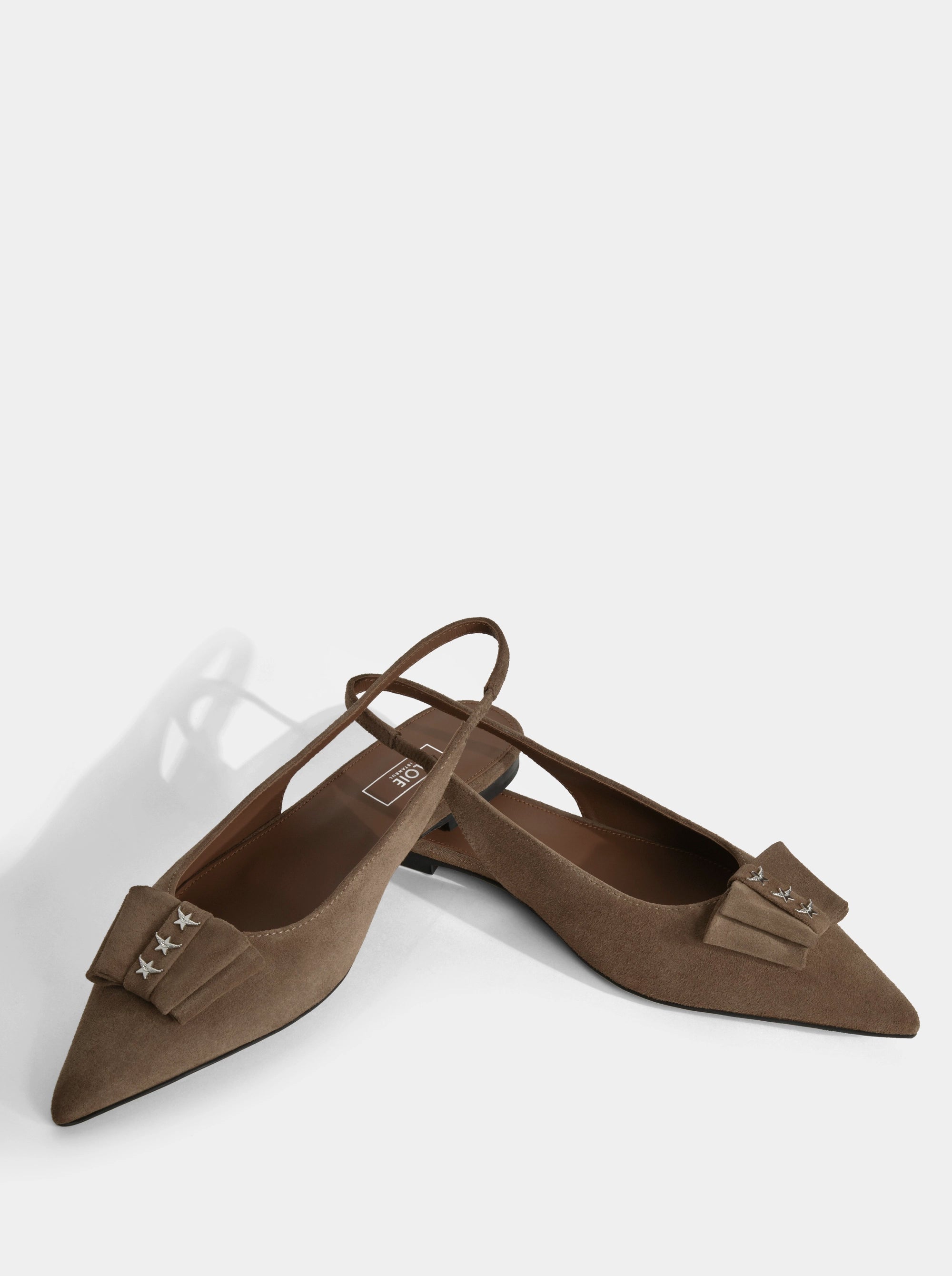 JULY SIGARO SUEDE BALLET FLATS