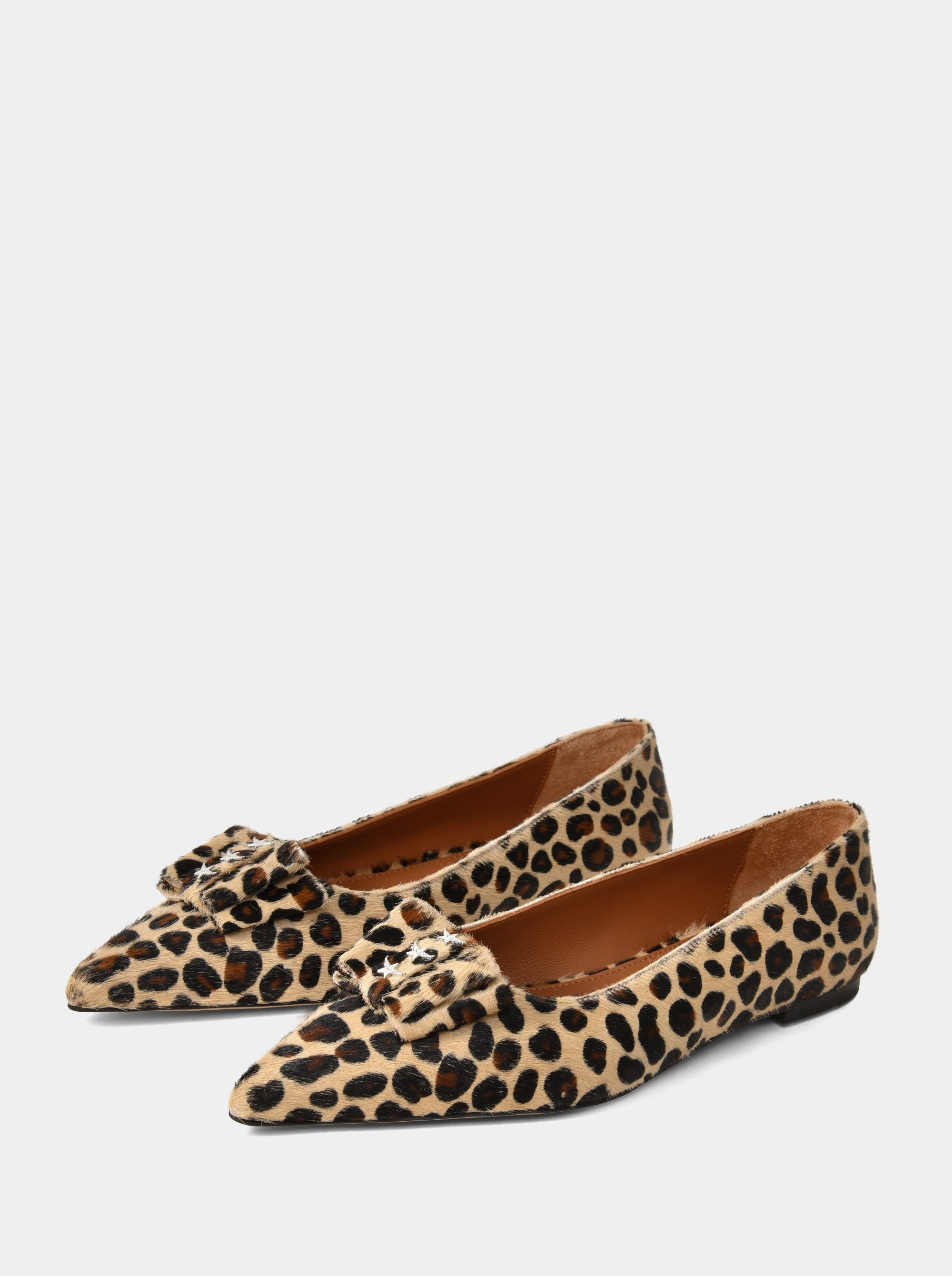 JUN LEOPAR BALLET FLATS