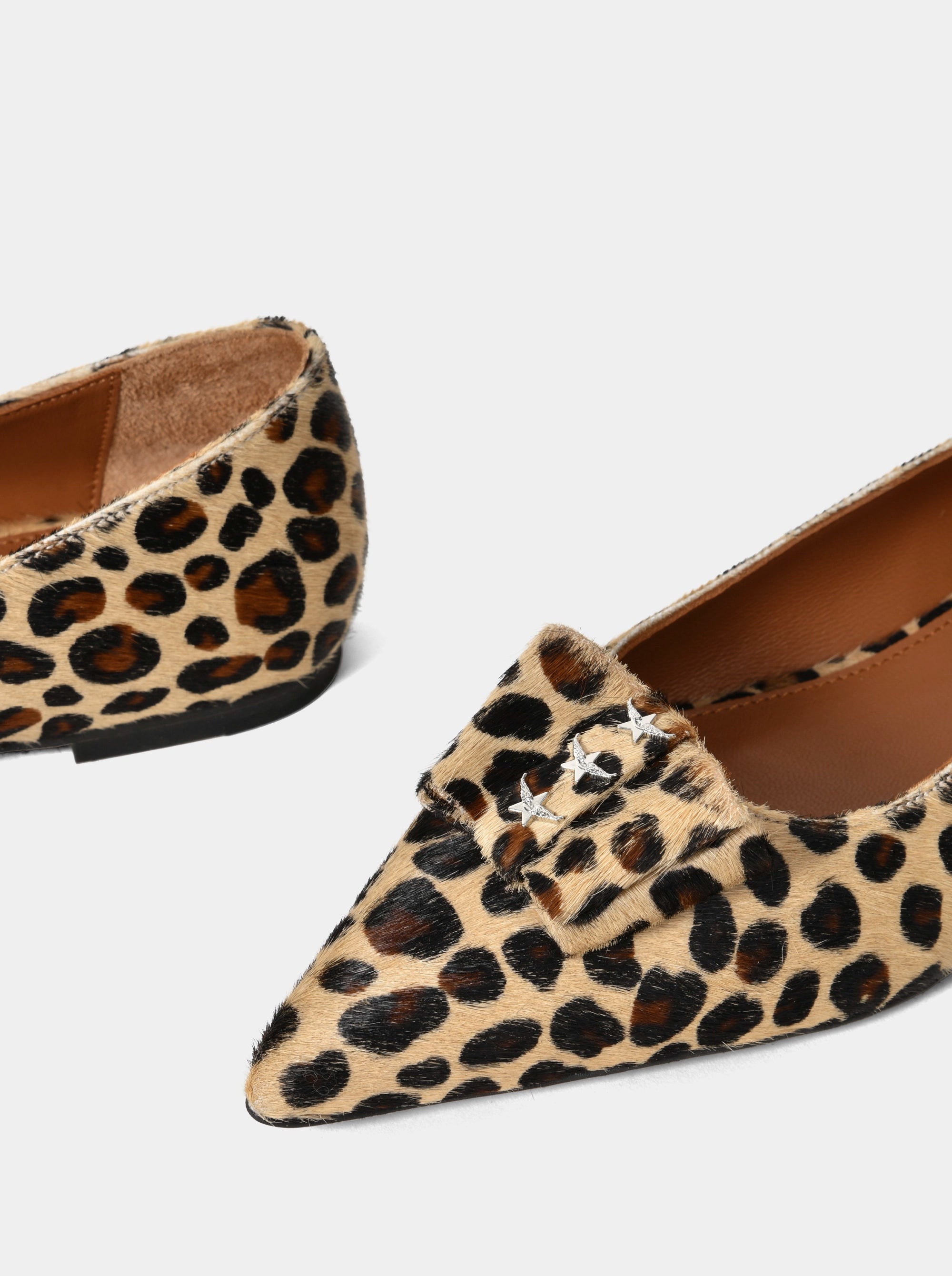 JUN LEOPAR BALLET FLATS