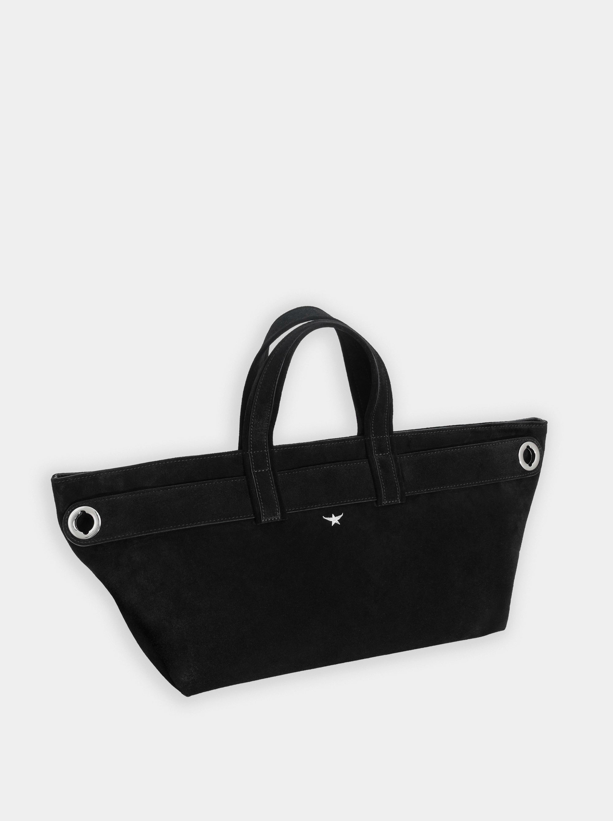 LAUREN BLACK SUEDE BAG