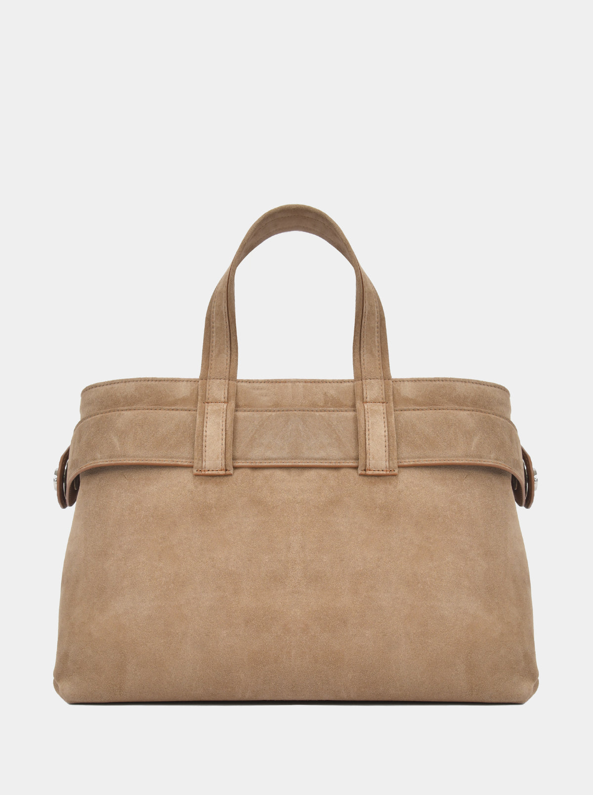 LAUREN LIGHT CAMEL SUEDE BAG