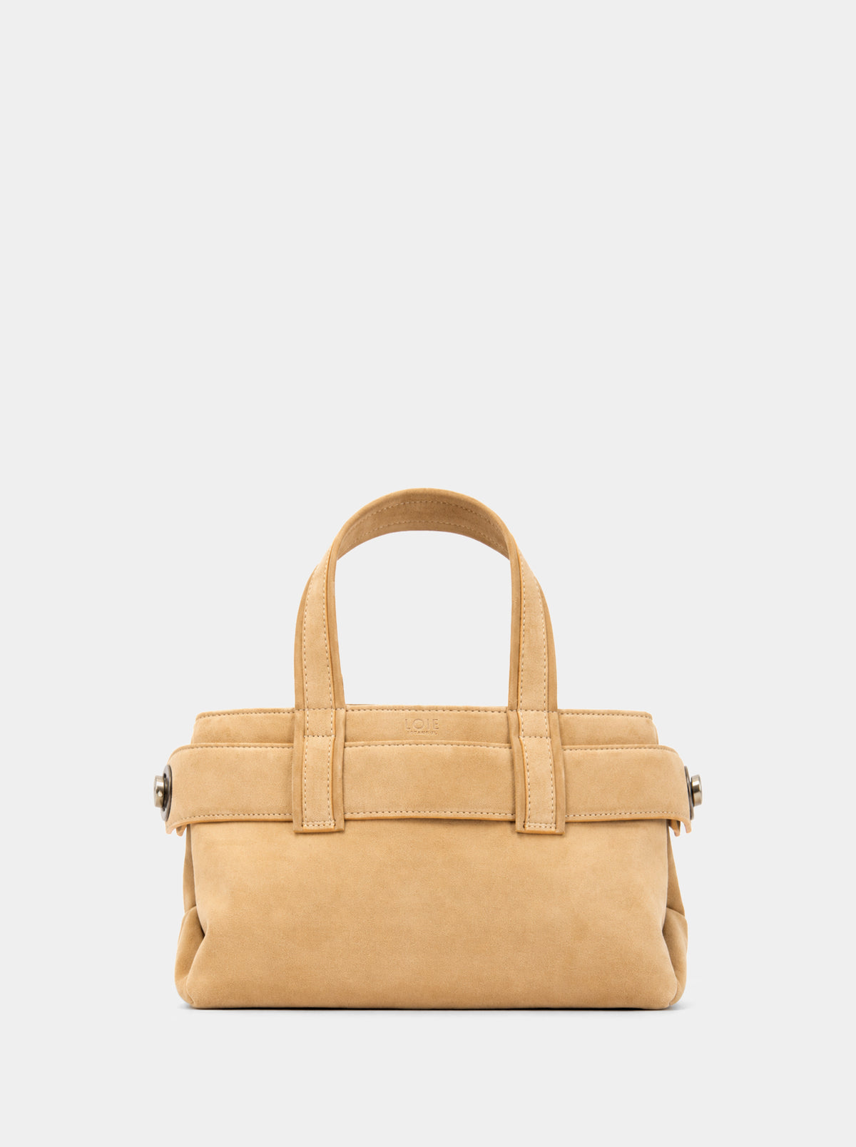 LAUREN MINI CAMEL SUEDE BAG