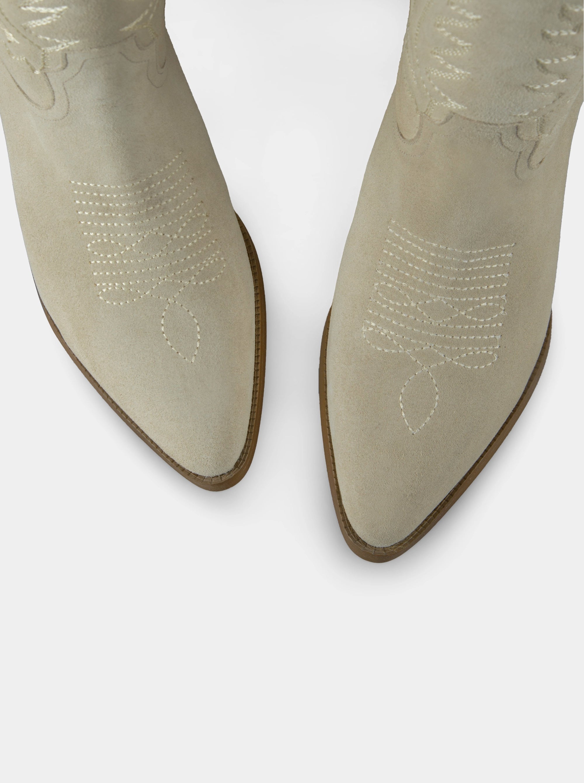 LAURO BEIGE SUEDE BOOTS