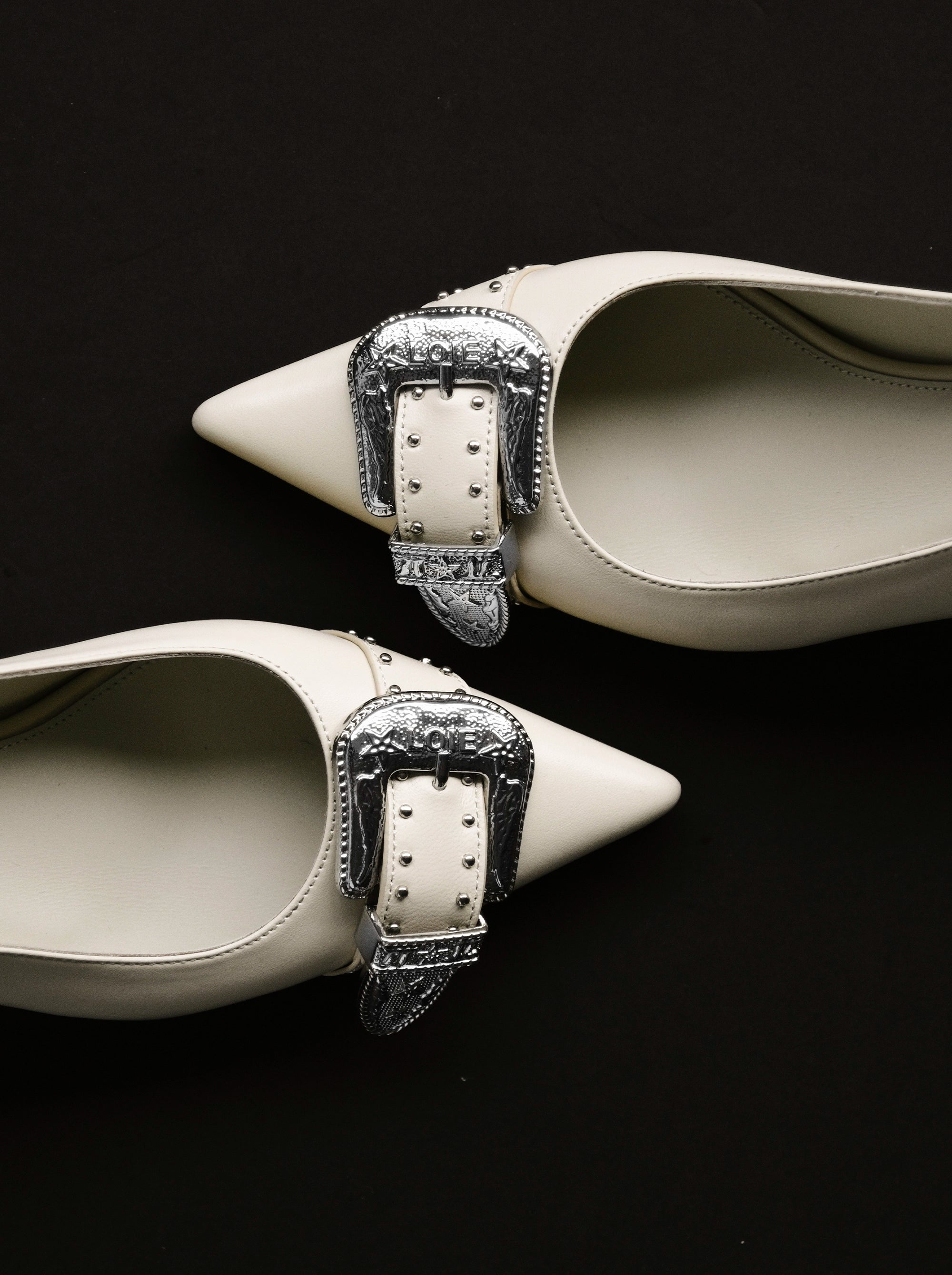 LISA BEIGE LEATHER PUMPS