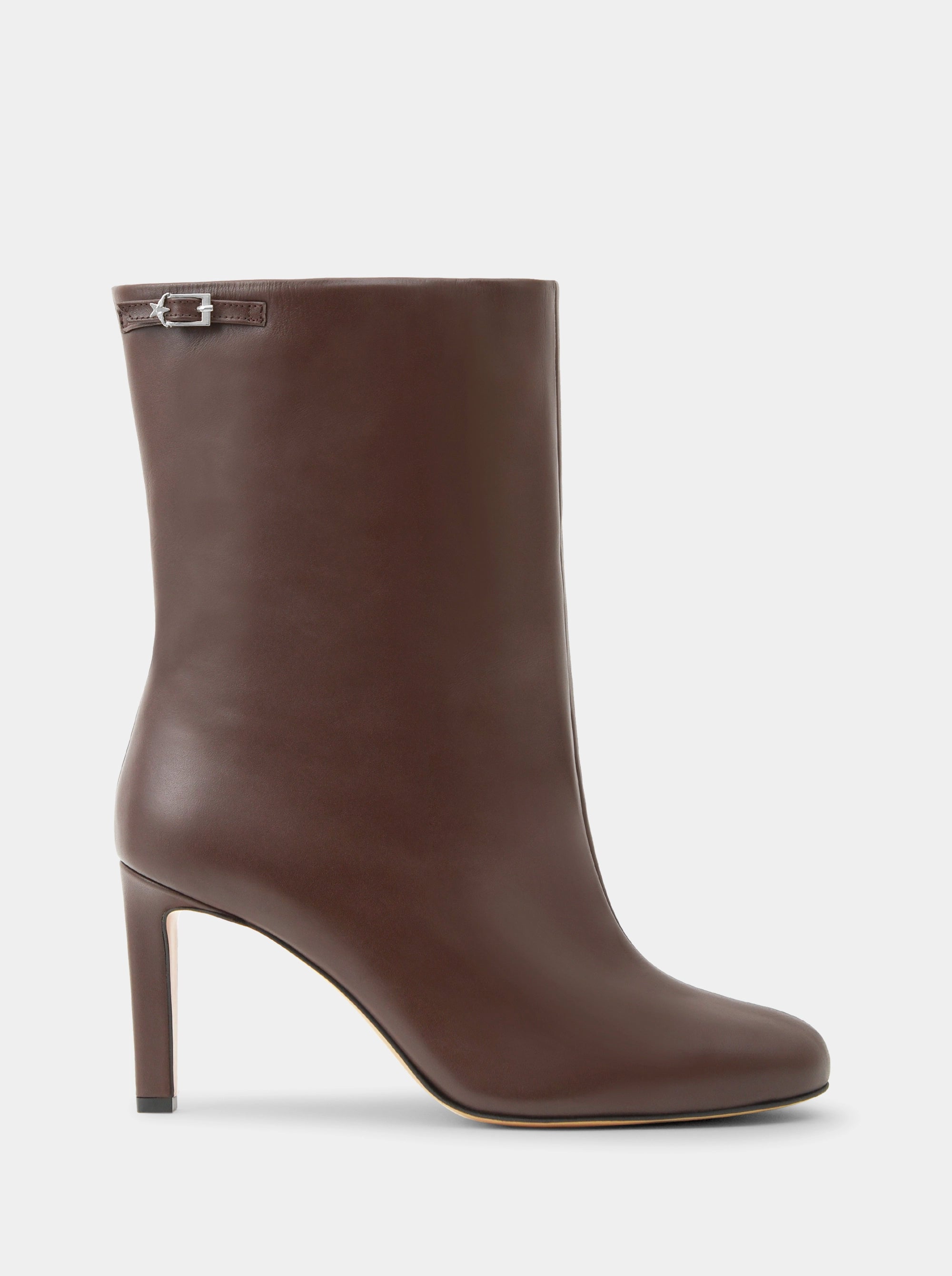 LOTUS BROWN LEATHER BOOTIES