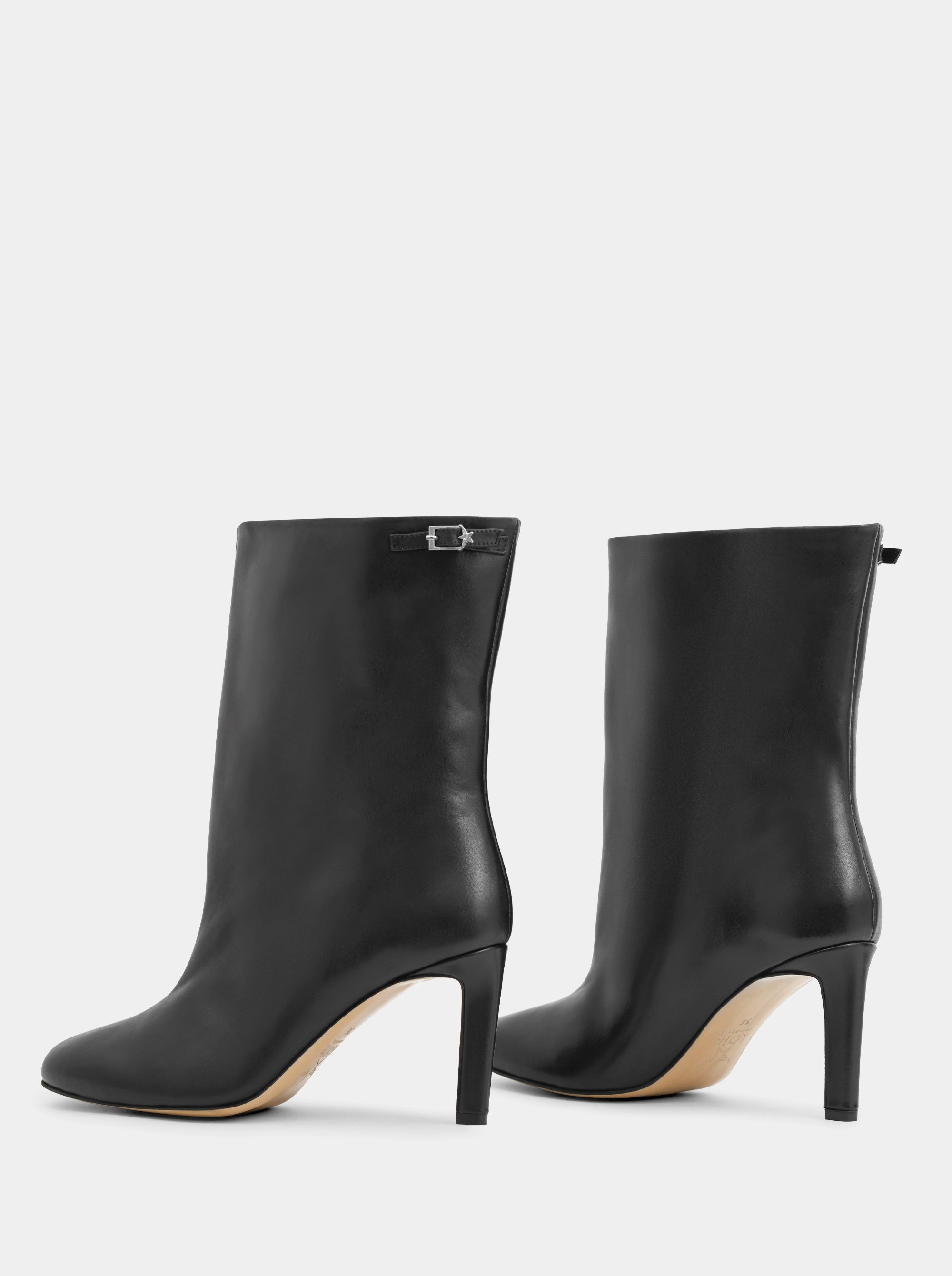 LOTUS BLACK LEATHER BOOTIES