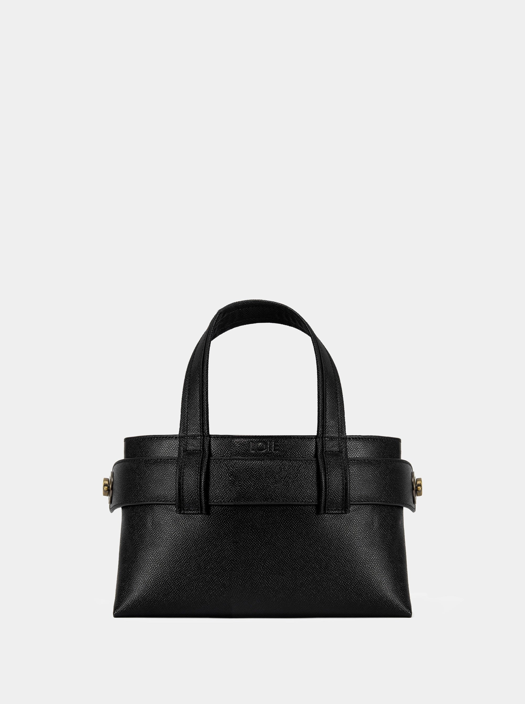 LAUREN MINI BLACK LEATHER BAG