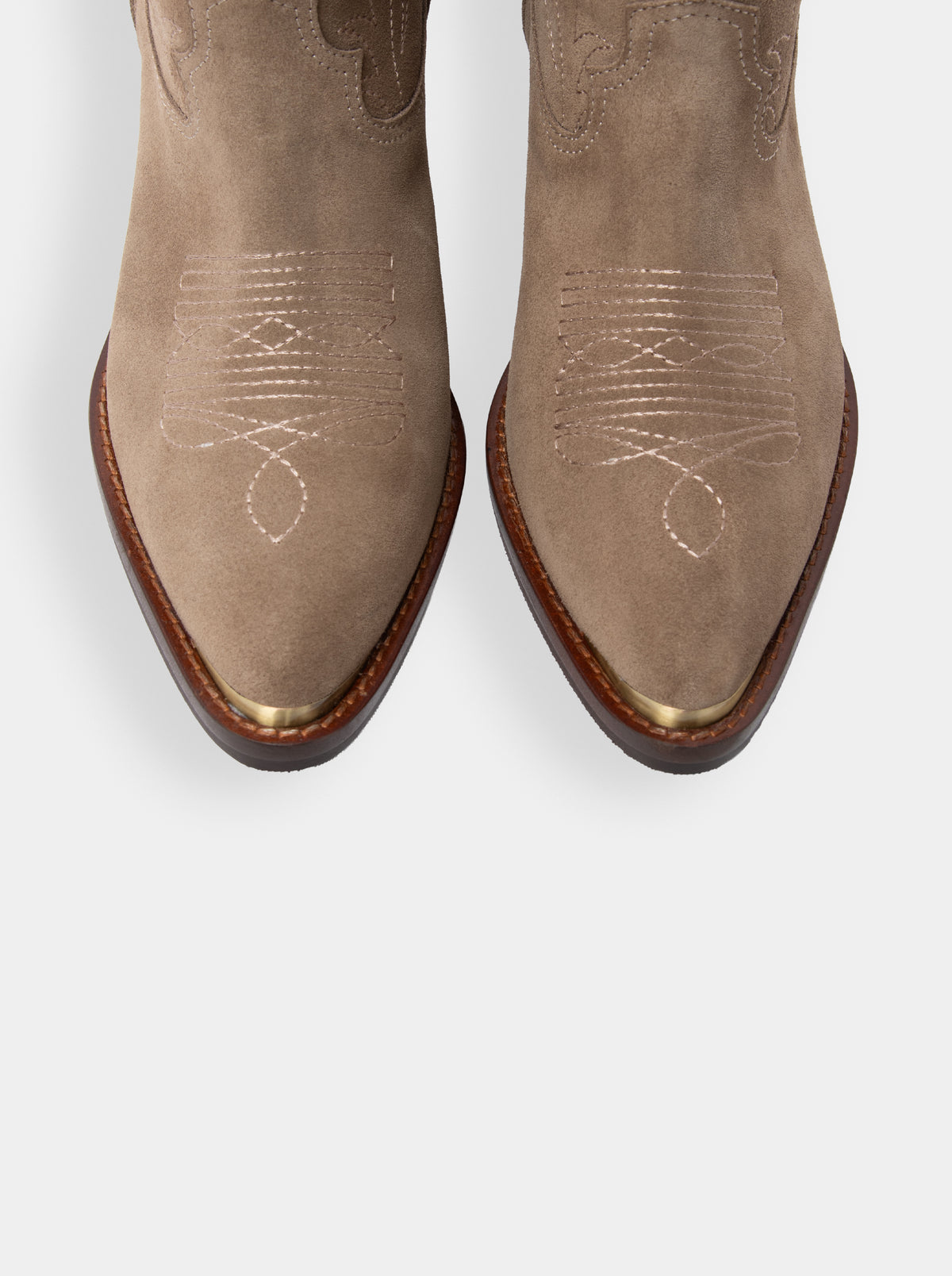 MARIAH LOW HAVANA SUEDE BOOTIES