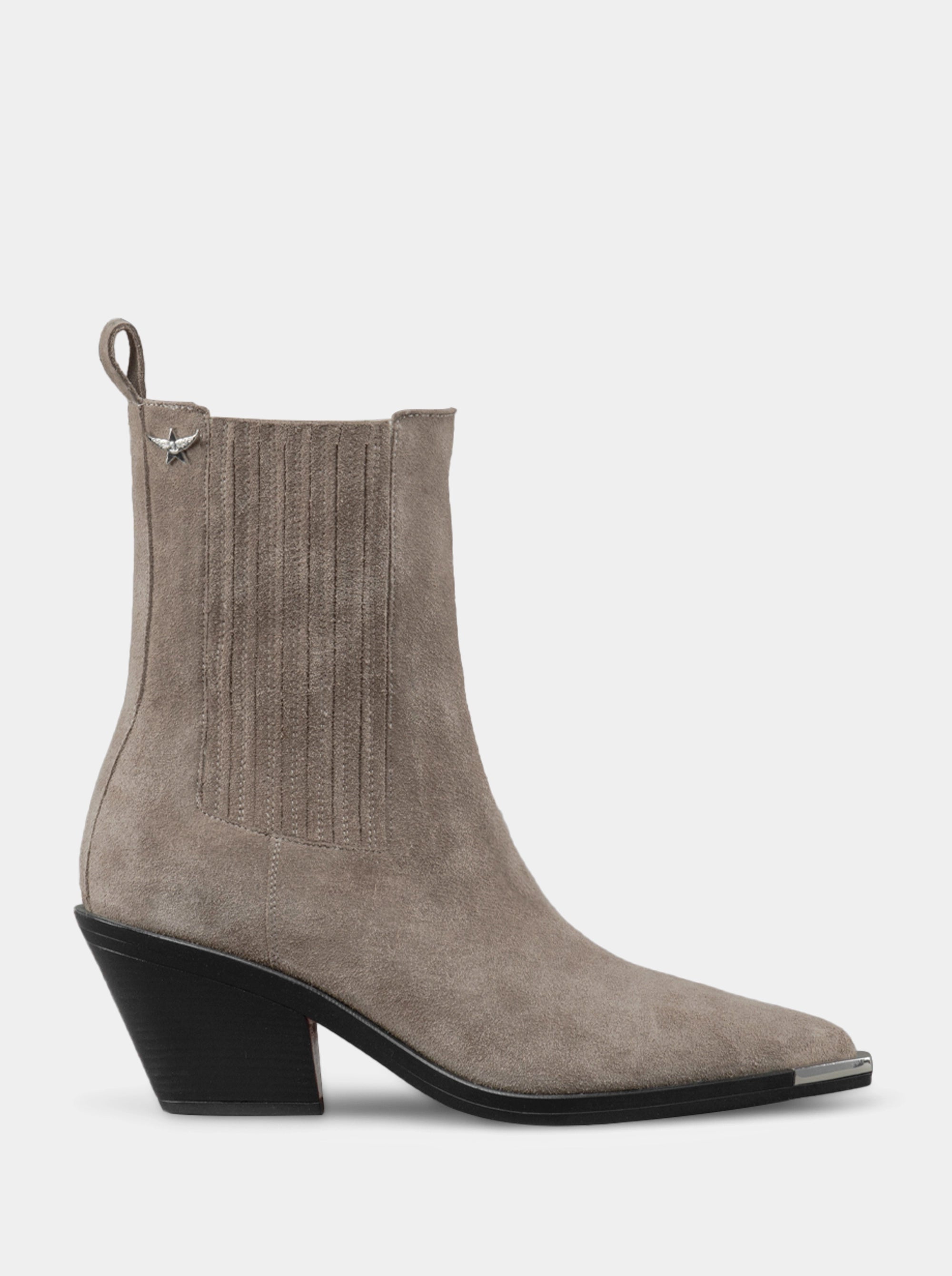 MARLY MINK SUEDE BOOTIES