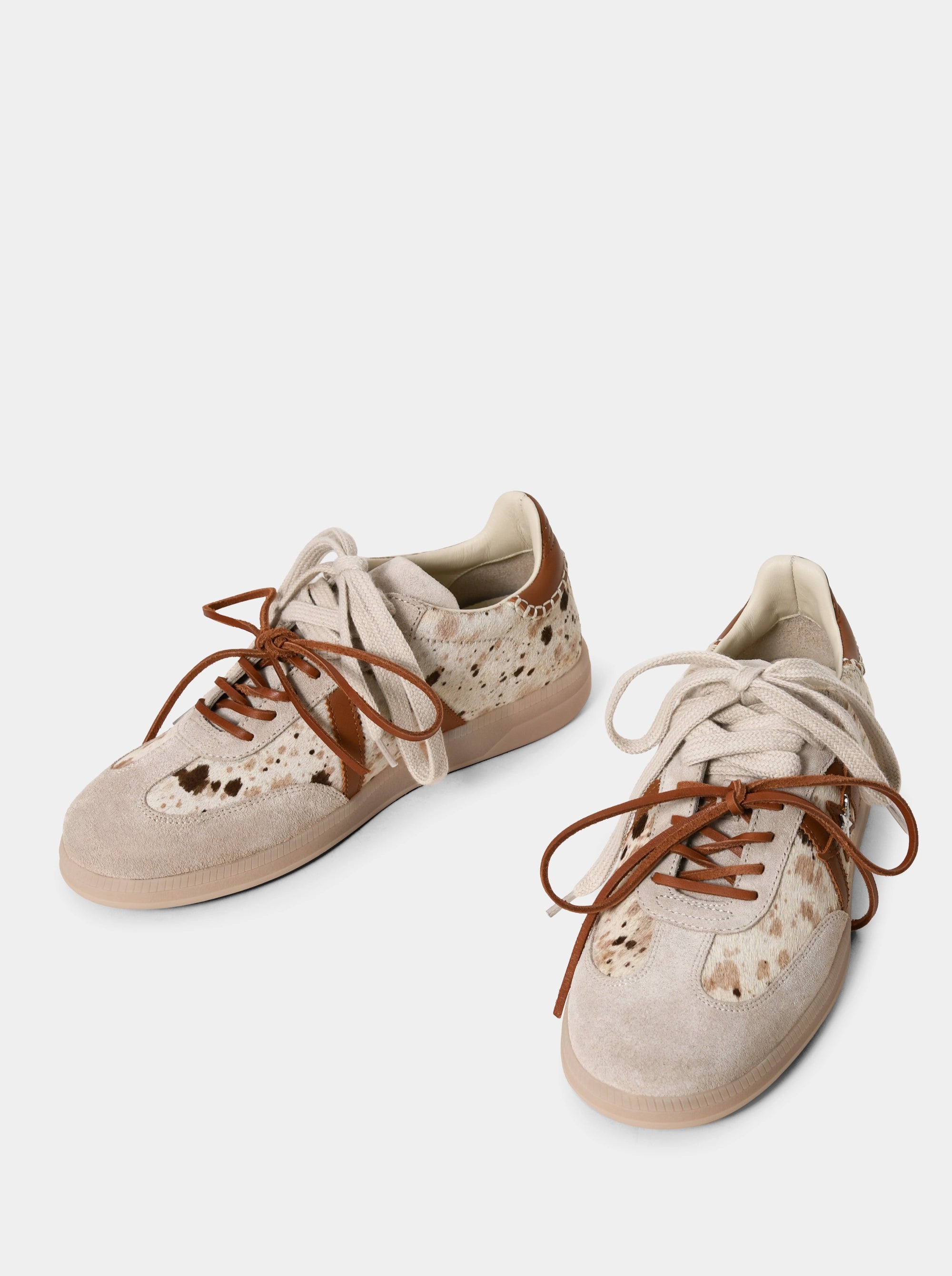 MARTINA ANIMALIER BROWN SNEAKERS