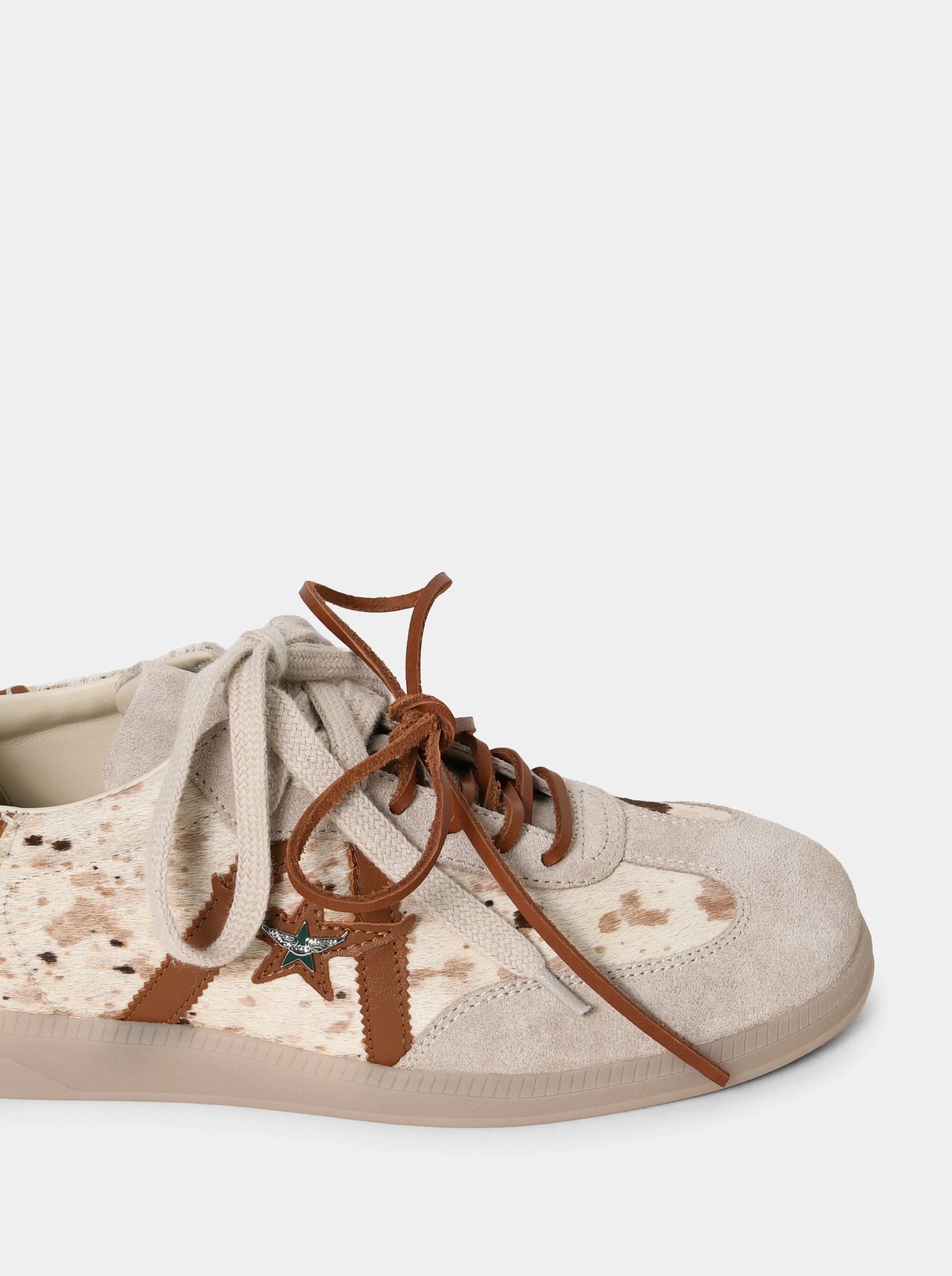 MARTINA ANIMALIER BROWN SNEAKERS
