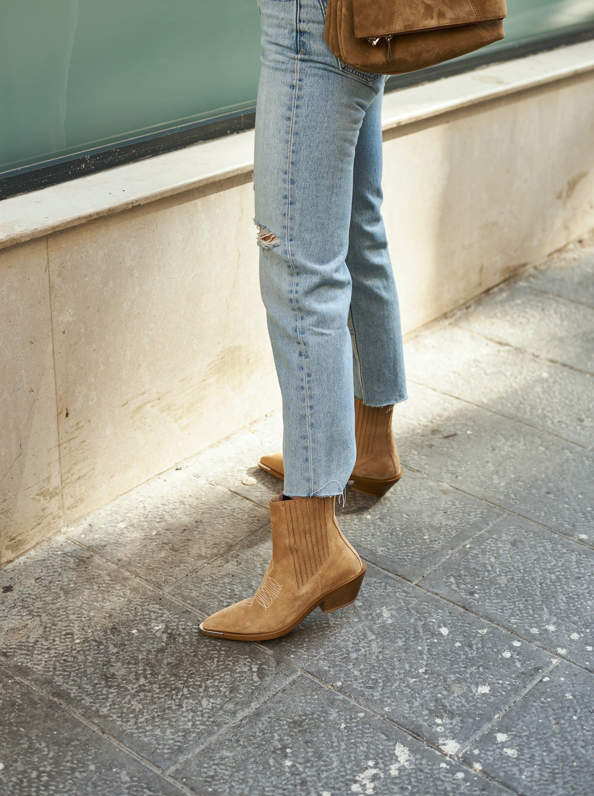 NELLA 60 CAMEL BOOTIES