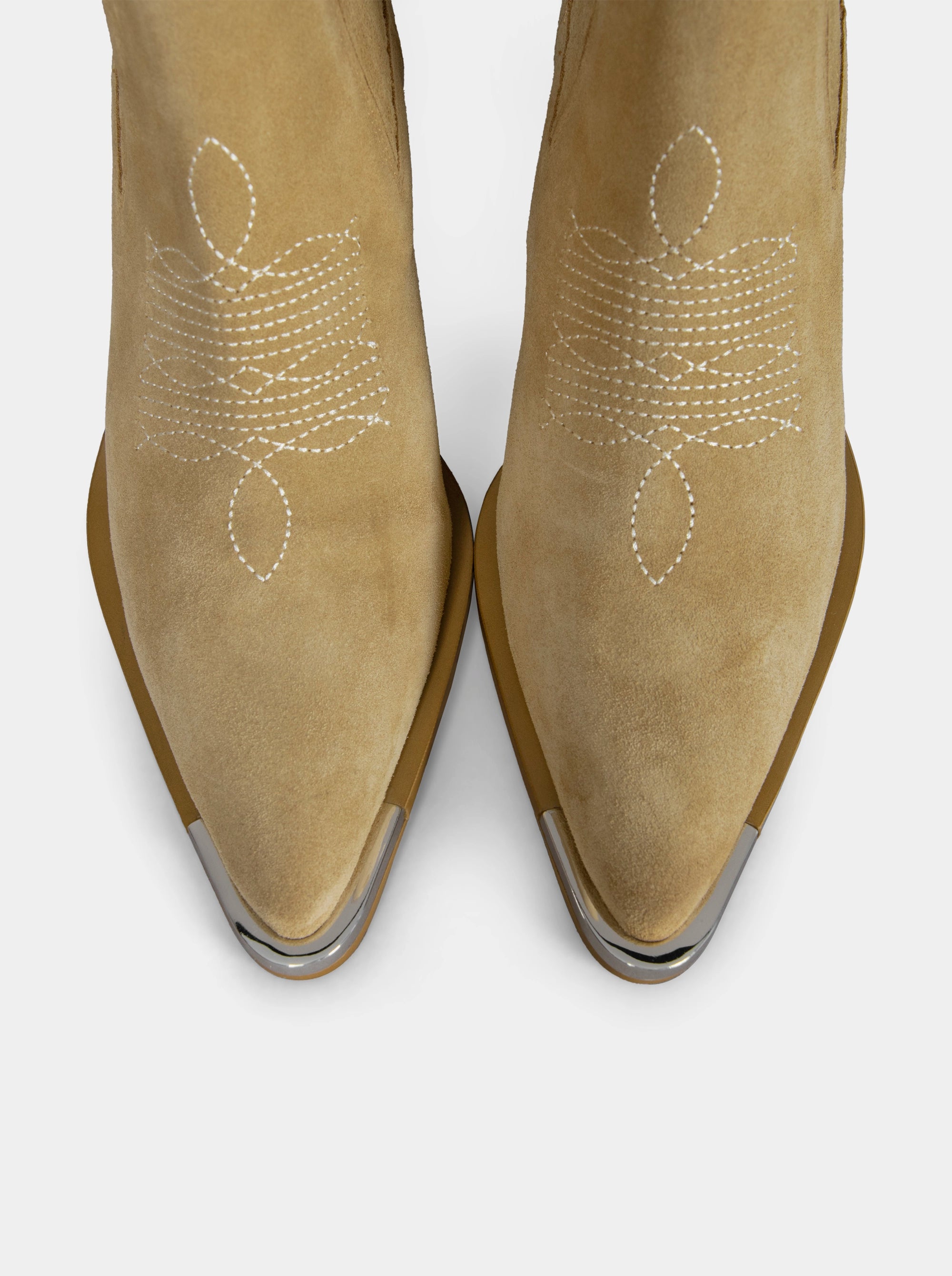 NELLA CAMEL SUEDE BOOTIES