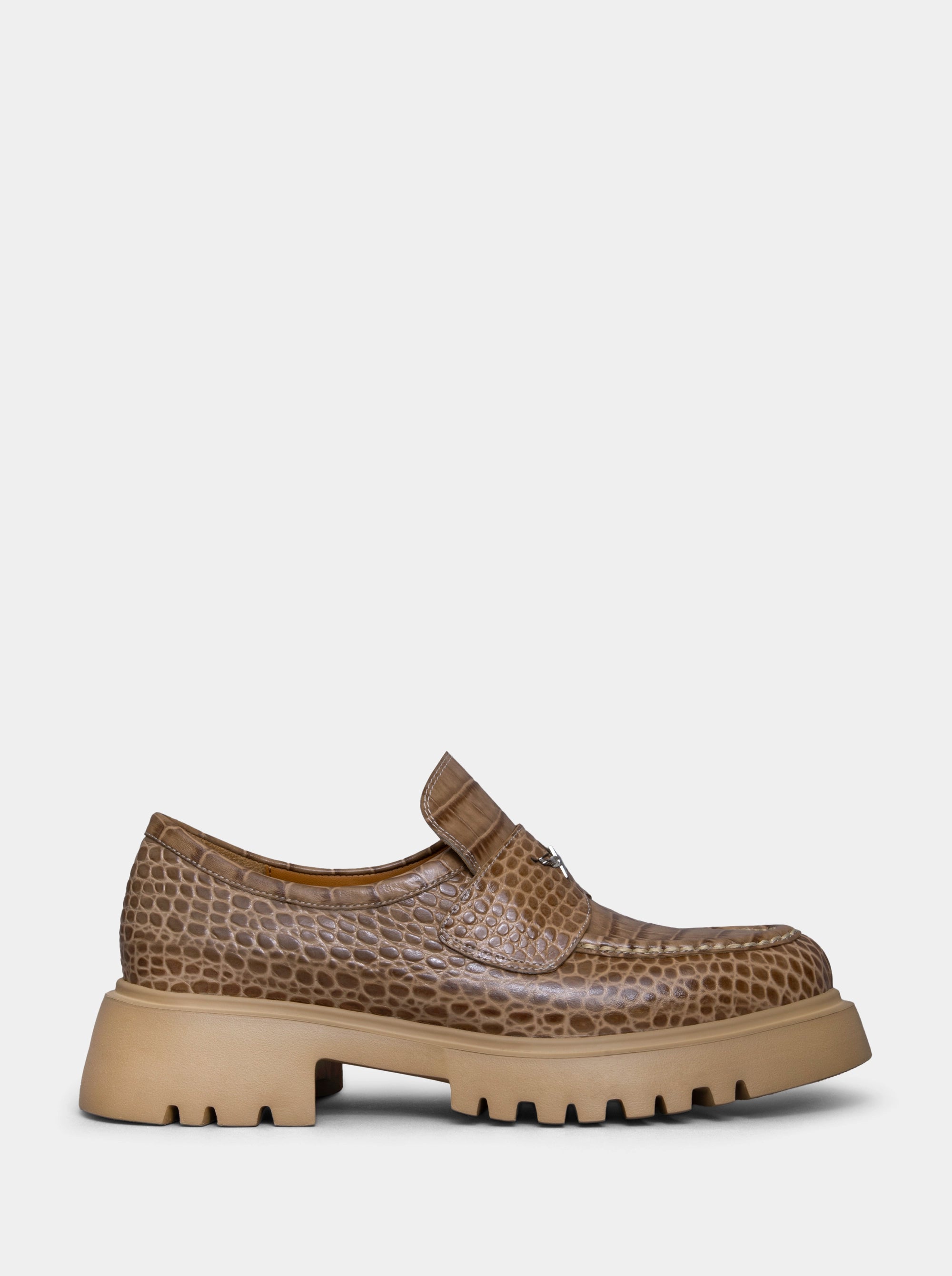 NEW MAC CAMEL CROCO SHOES