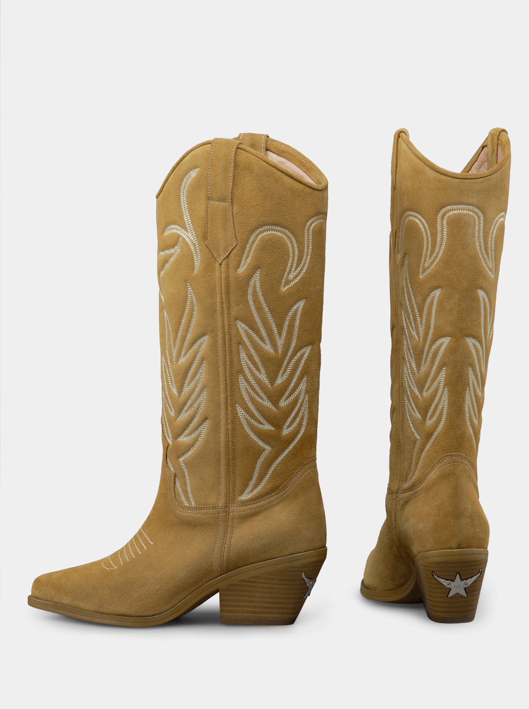 NEW WESTERN CAMEL BOOTS