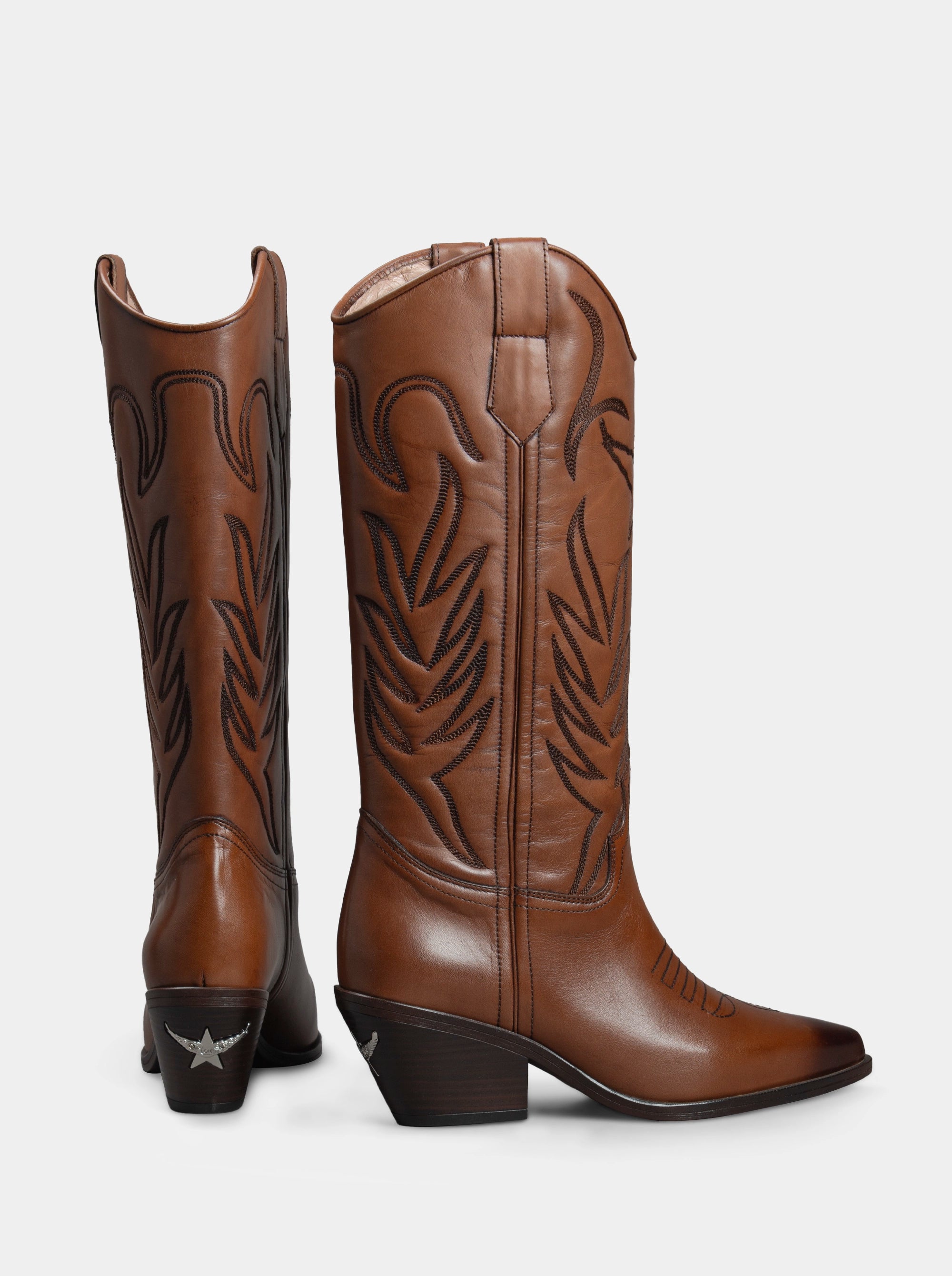 NEW WESTERN BROWN BOOTS