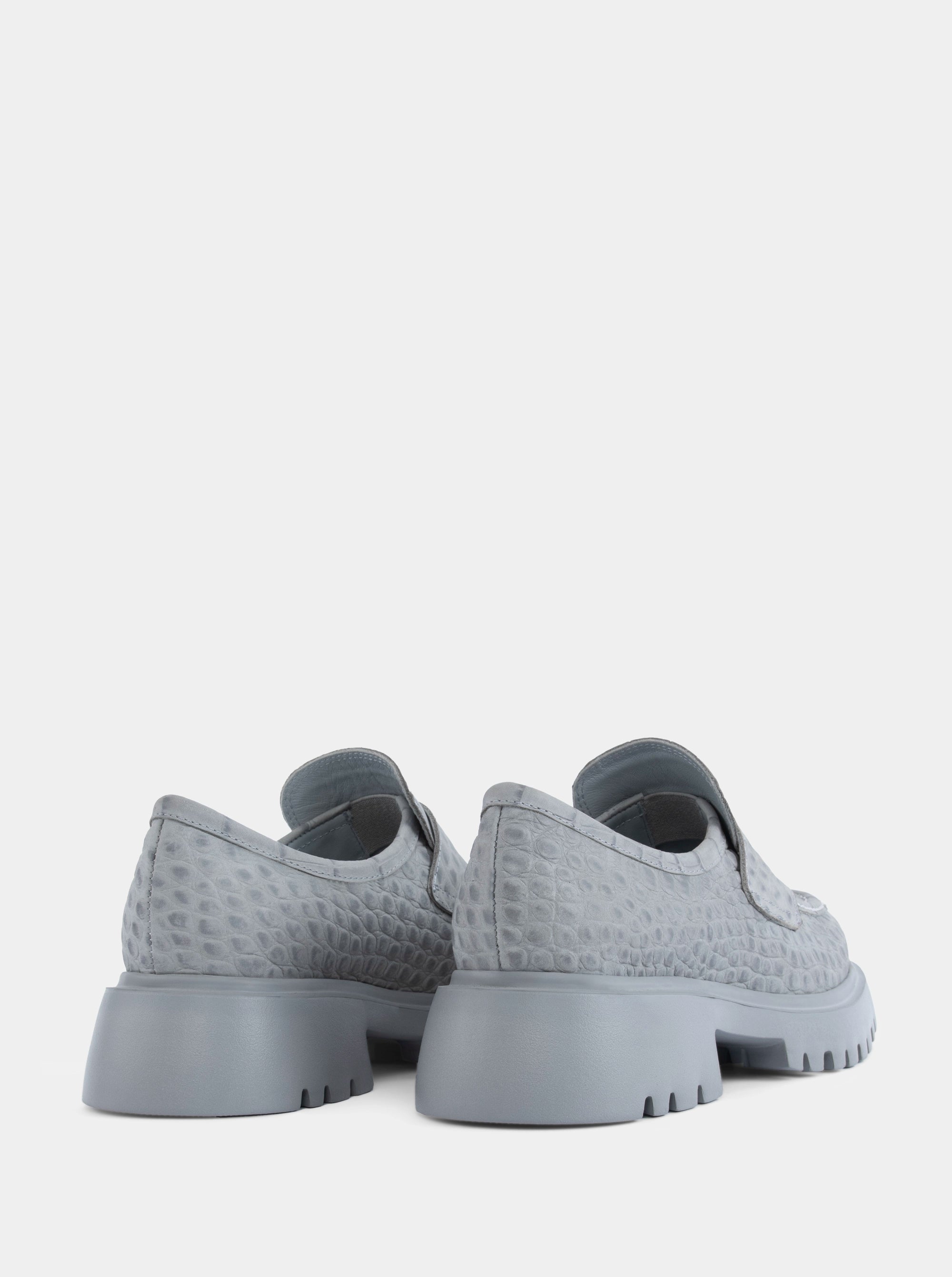 NEW MAC GRAY CROCO SHOES