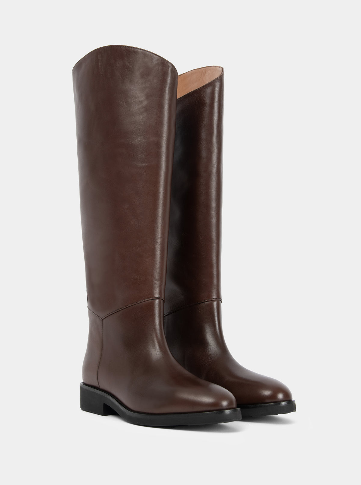 ENJOY BLACK LEATHER BOOTS