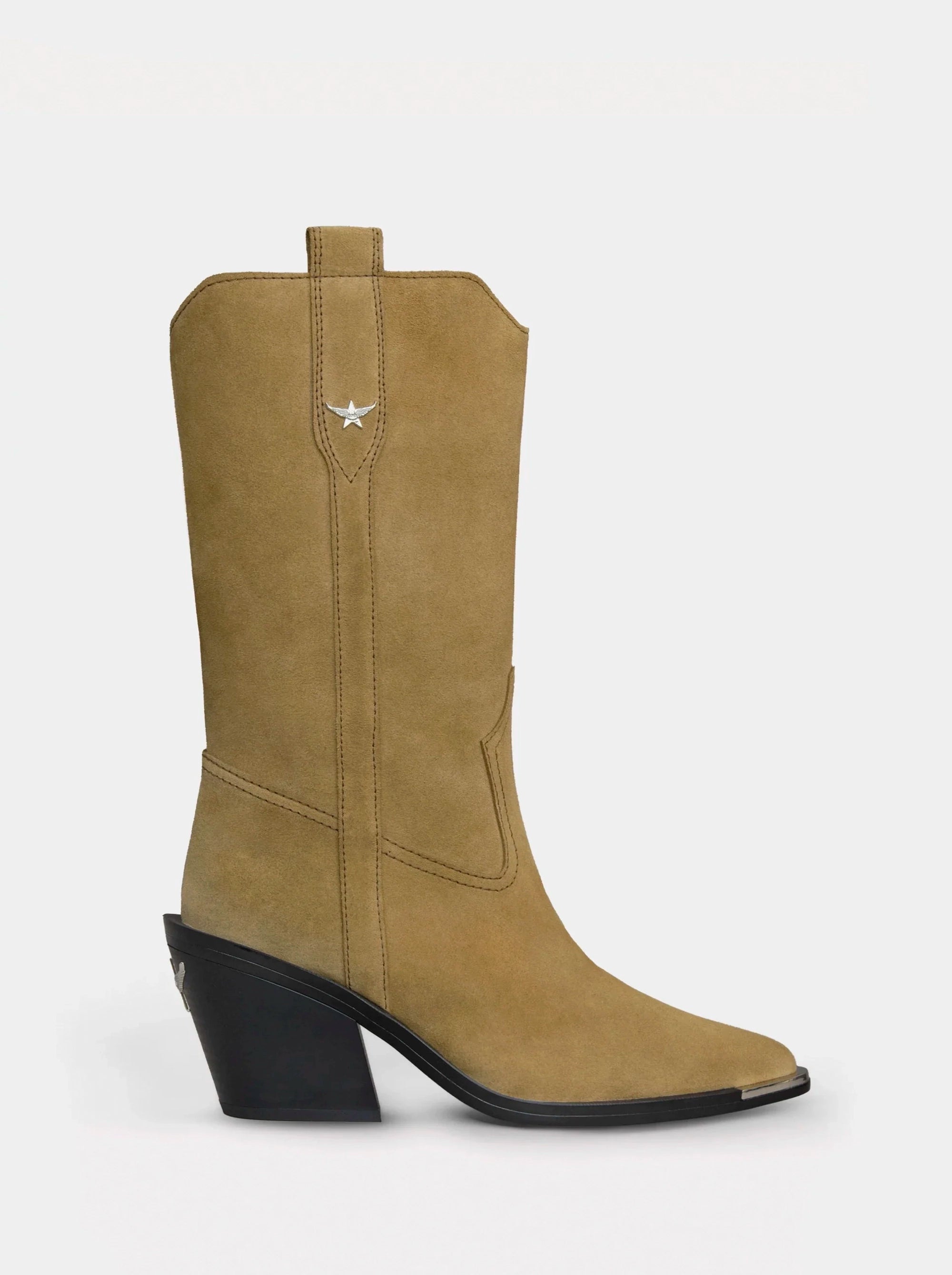 NOVA CAPPUCCINO SUEDE BOOTS