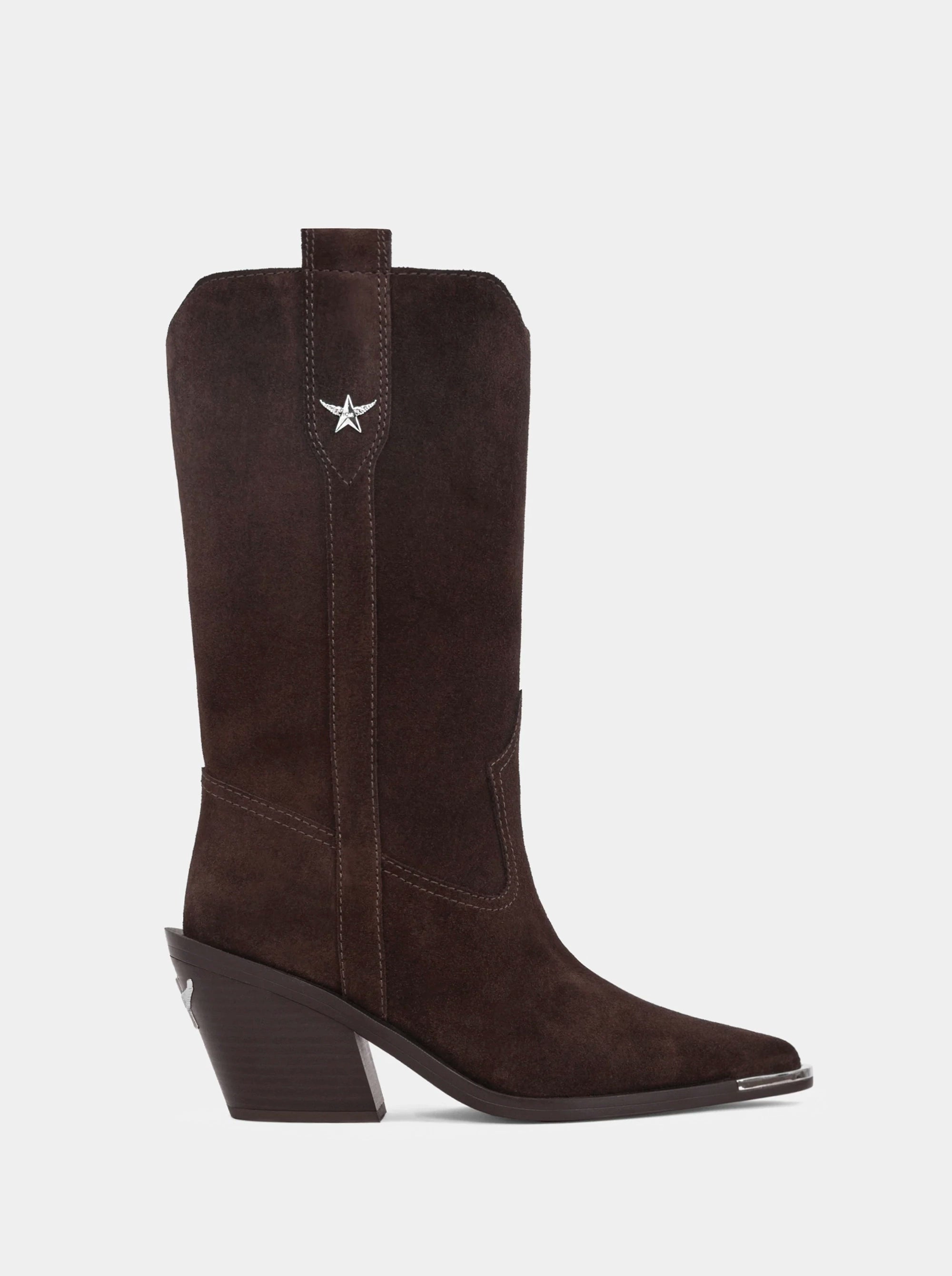 NOVA BROWN SUEDE BOOTS