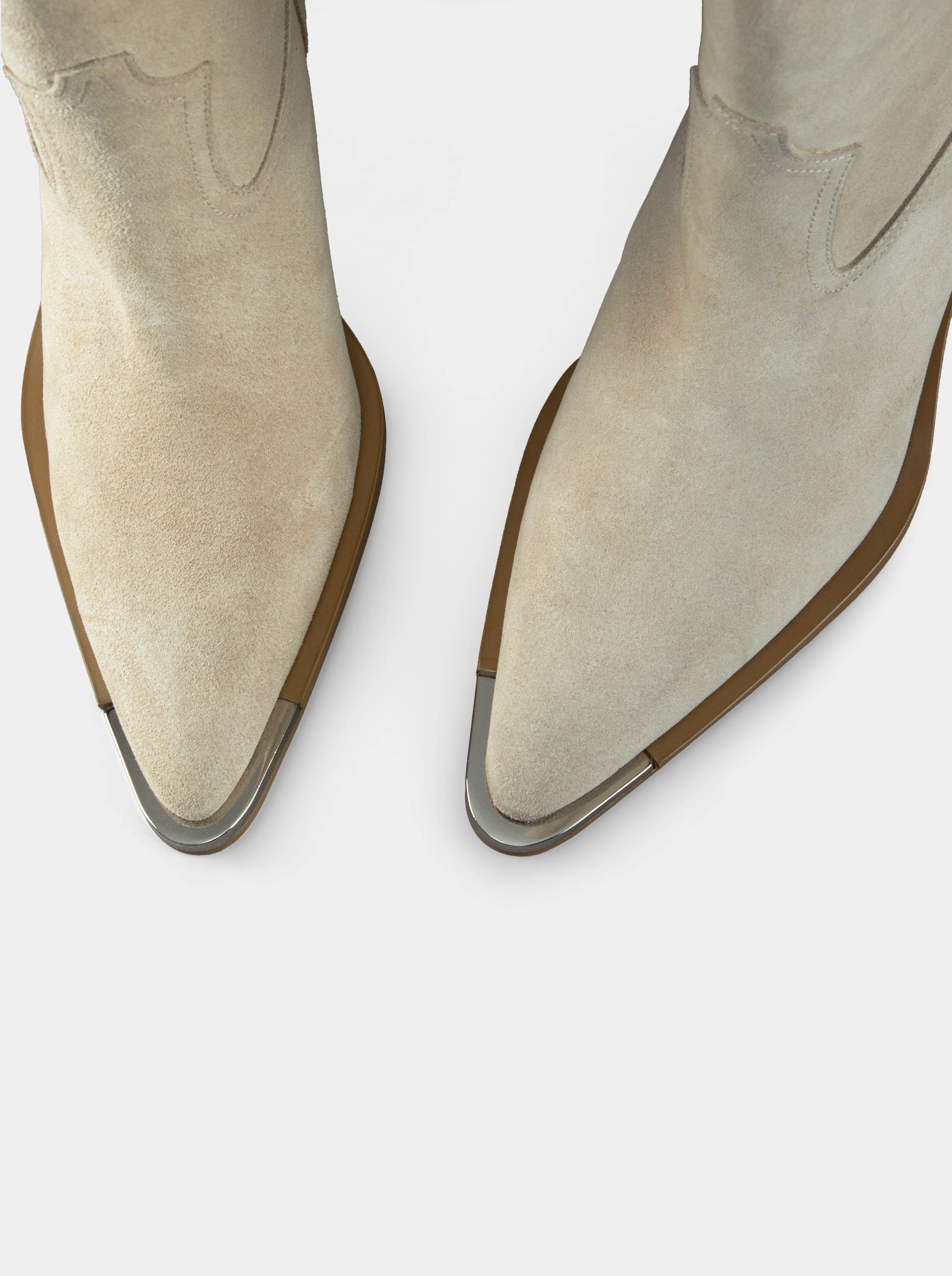 NOVA BEIGE SUEDE BOOTS