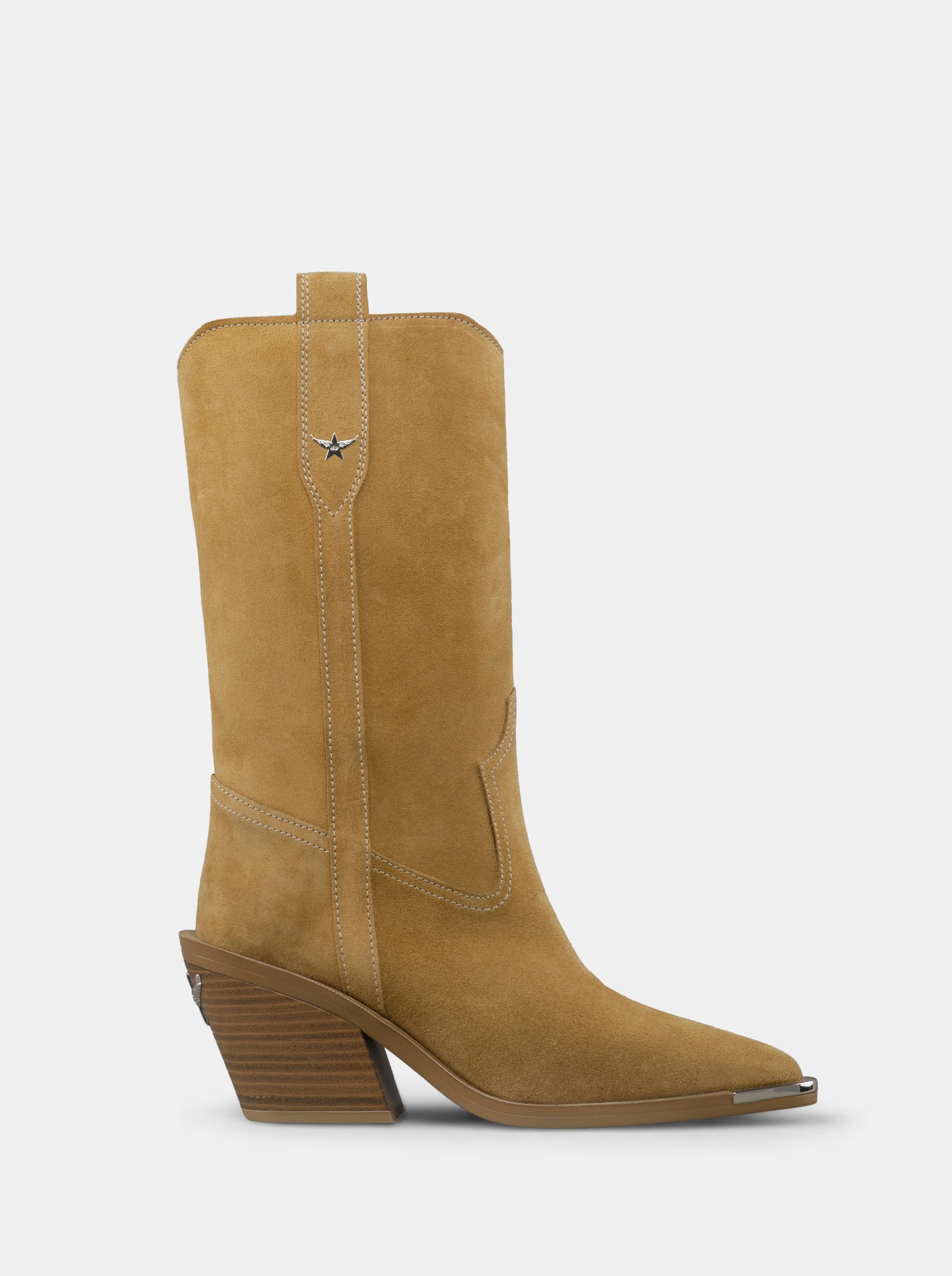 NOVA CAMEL SUEDE BOOTS