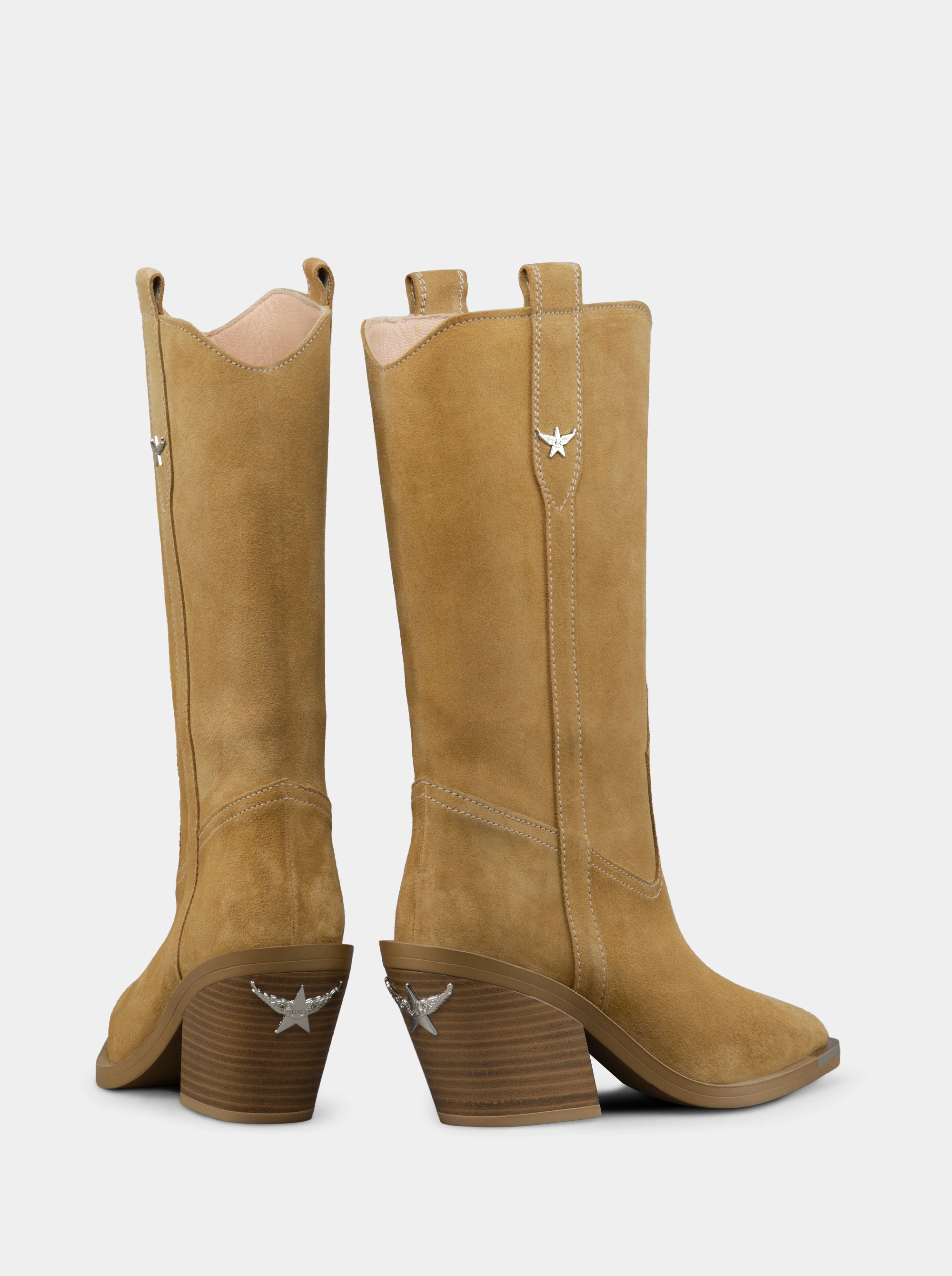 NOVA CAMEL SUEDE BOOTS