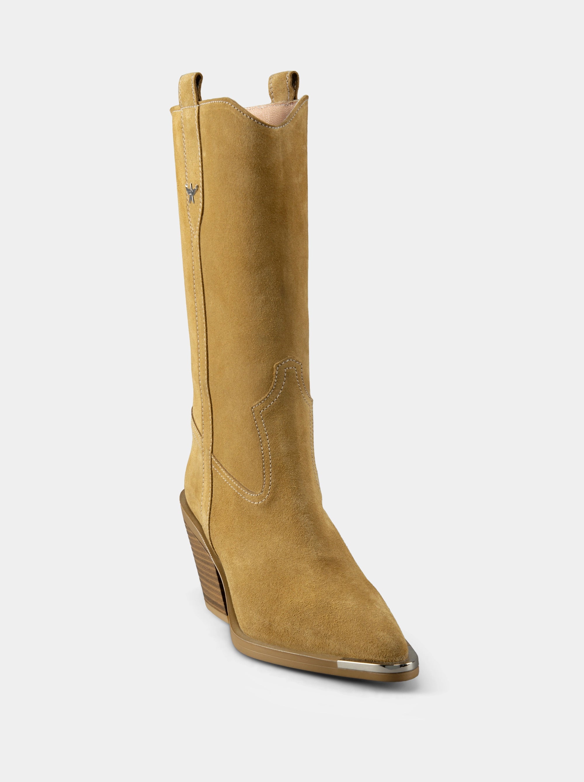 NOVA CAMEL SUEDE BOOTS