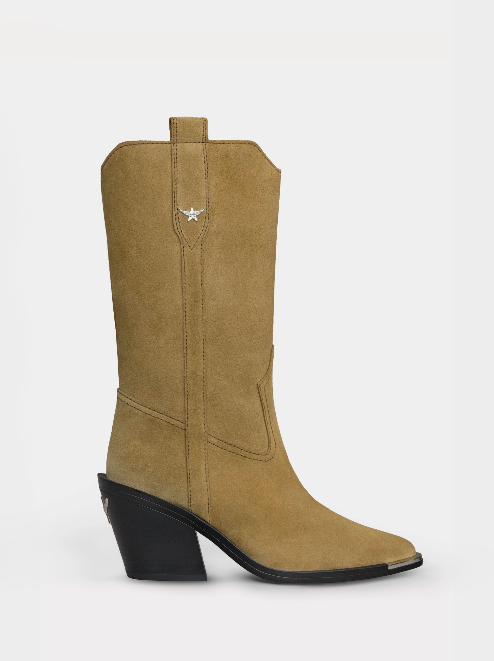 NOVA CAPPUCCINO SUEDE BOOTS