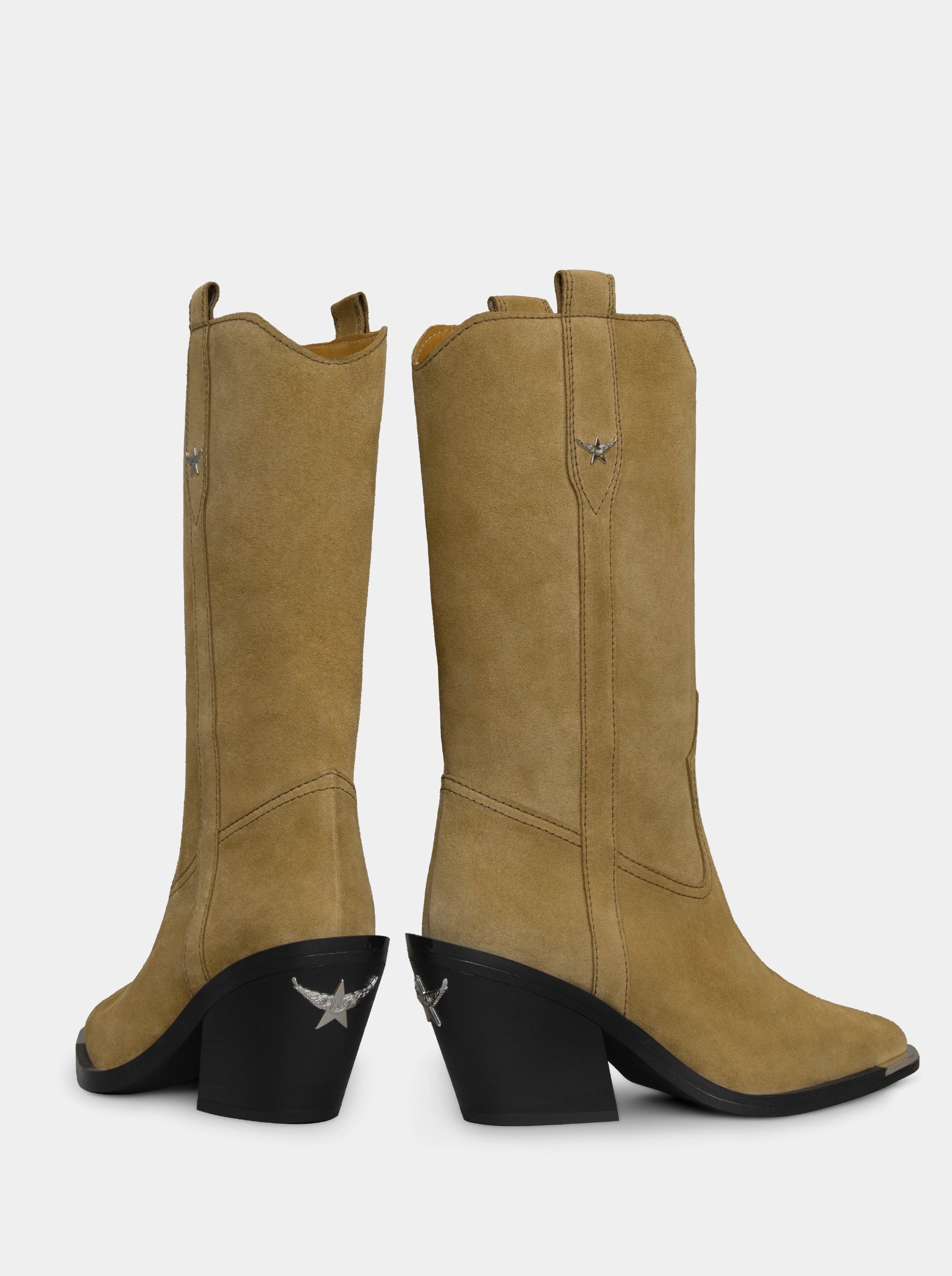 NOVA CAPPUCCINO SUEDE BOOTS