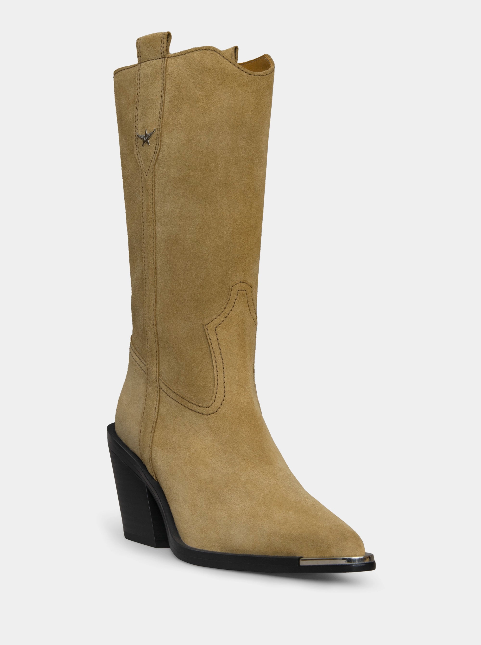 NOVA CAPPUCCINO SUEDE BOOTS