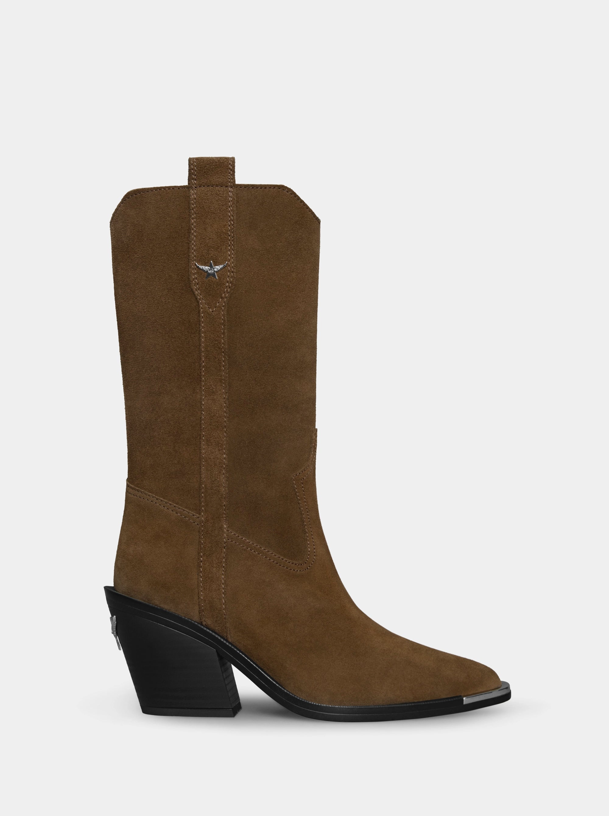 NOVA BROWN SUEDE BOOTS