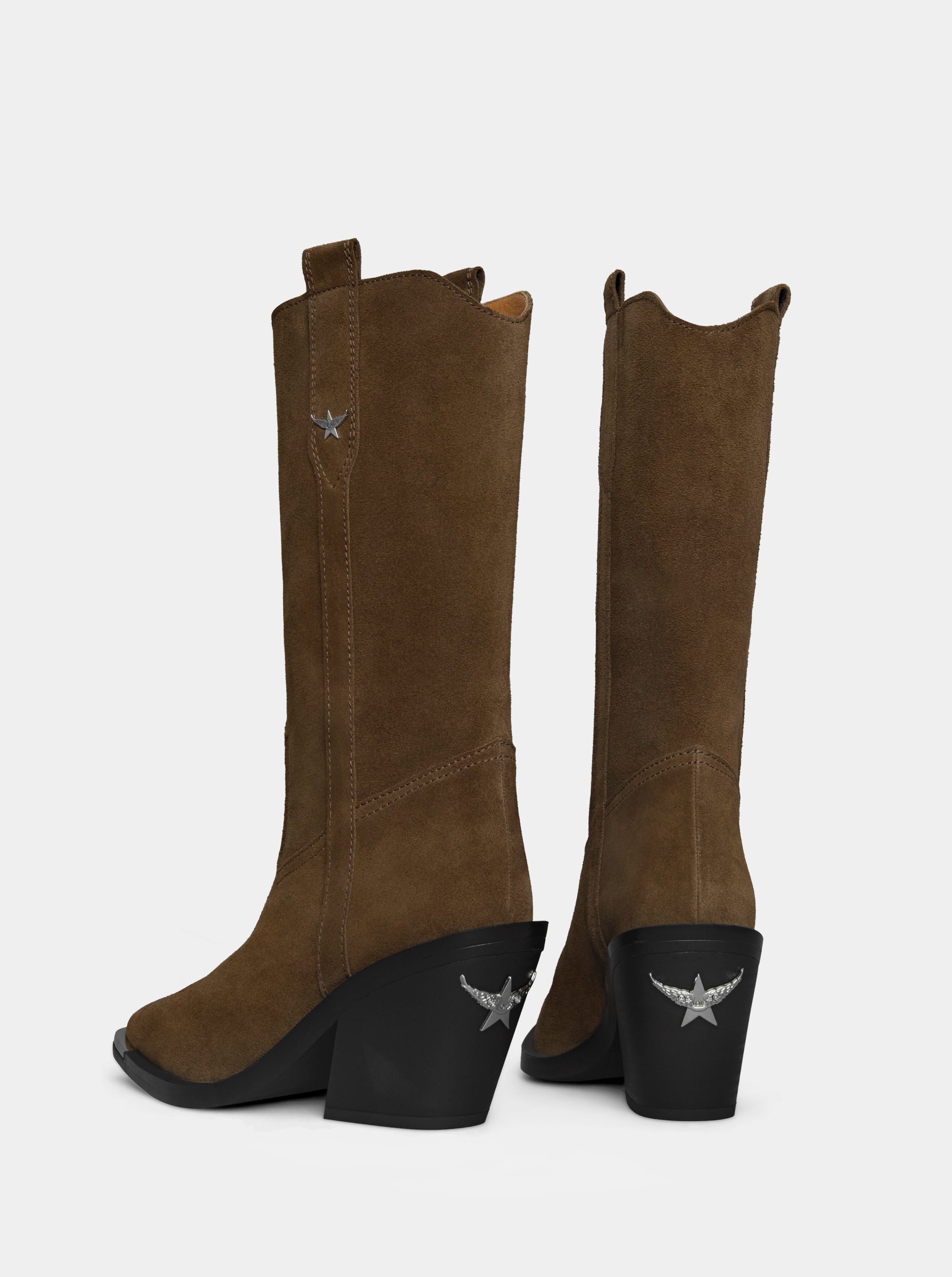 NOVA BROWN SUEDE BOOTS