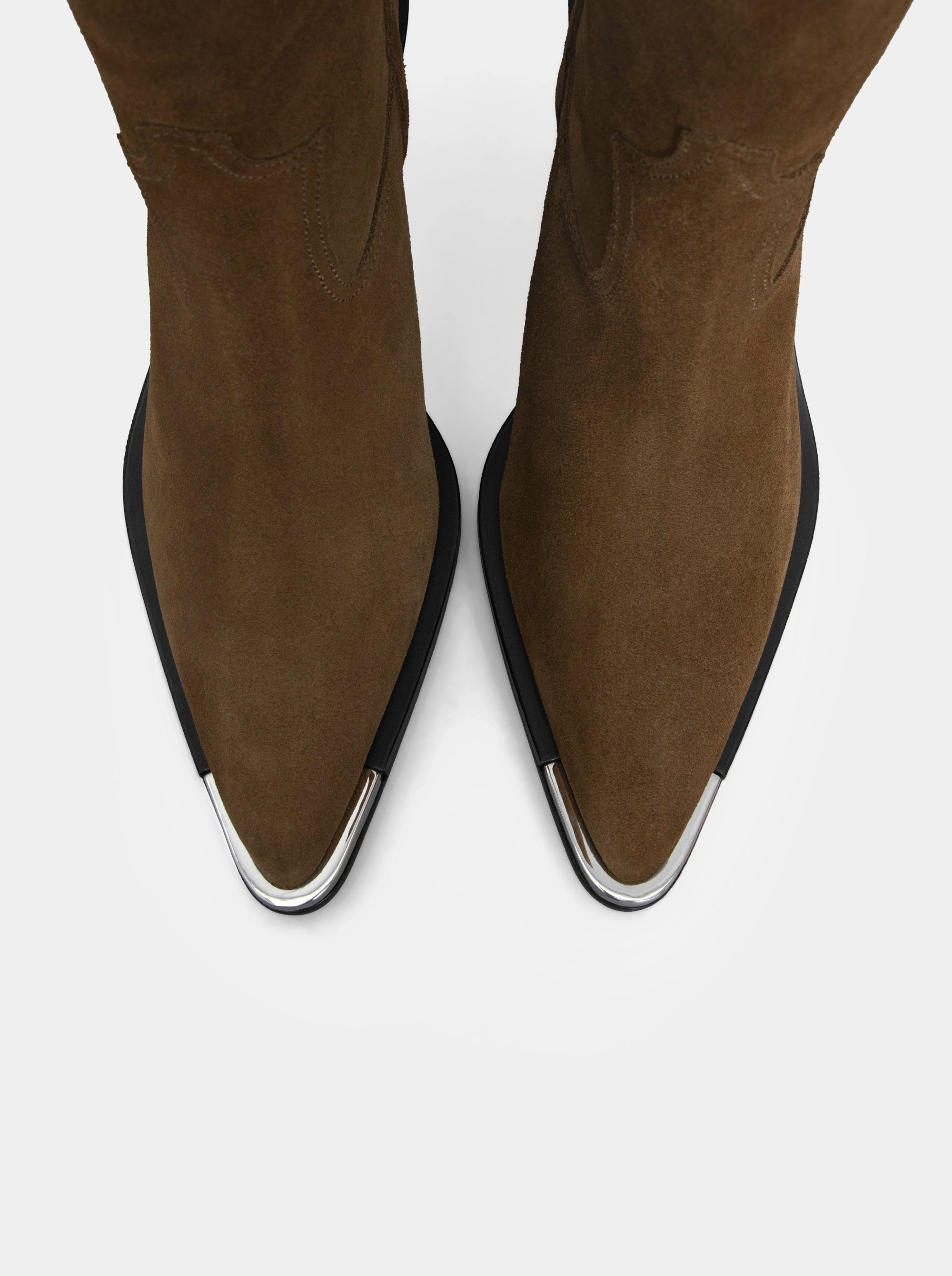 NOVA BROWN SUEDE BOOTS