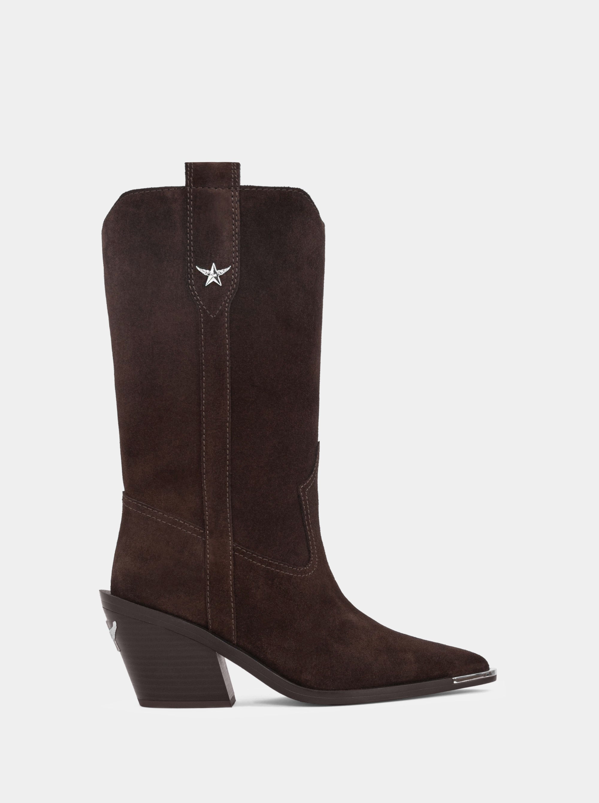 NOVA BROWN SUEDE BOOTS
