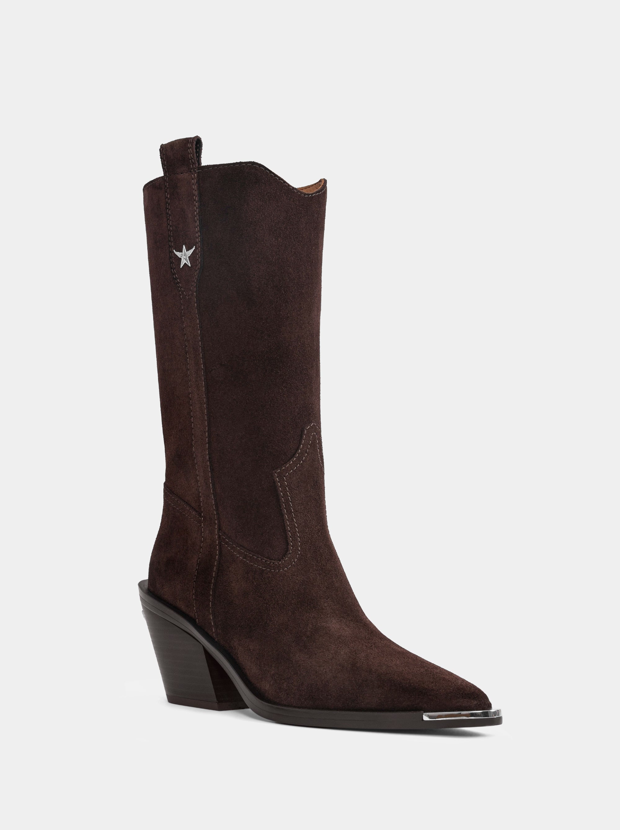 NOVA BROWN SUEDE BOOTS